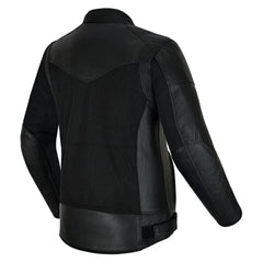 Moto giacca estivo in pelle e tessuto Stechmoto ST 1730 AIR Waves custom vintage Cafe Race ST