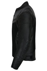 Moto giacca estivo in pelle e tessuto Stechmoto ST 1730 AIR Waves custom vintage Cafe Race ST