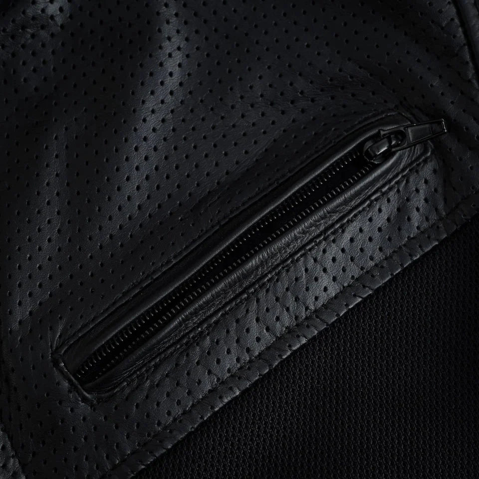 Moto giacca estivo in pelle e tessuto Stechmoto ST 1730 AIR Waves custom vintage Cafe Race ST