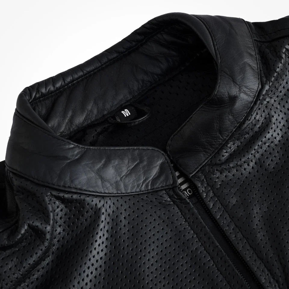 Moto giacca estivo in pelle e tessuto Stechmoto ST 1730 AIR Waves custom vintage Cafe Race ST