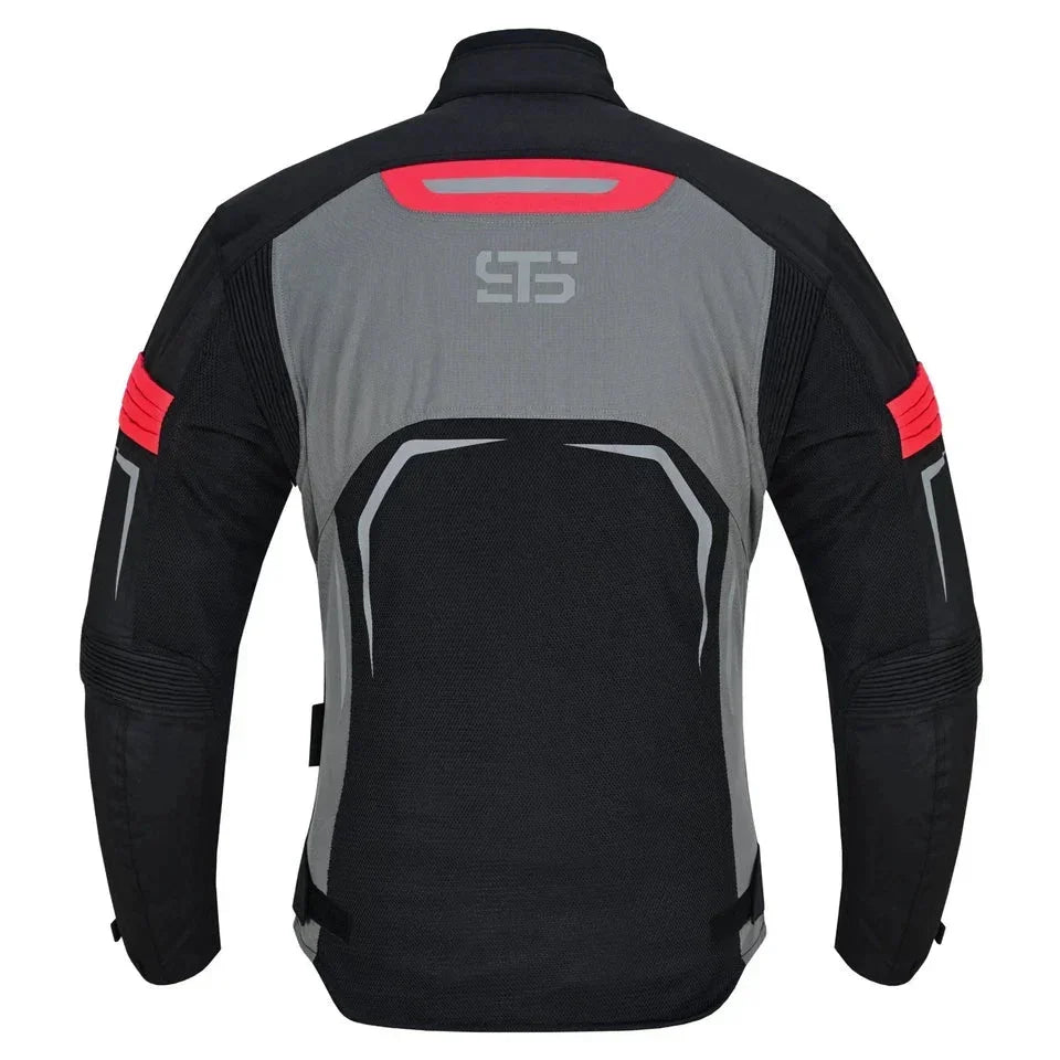 Moto giubbotto estivo in tessuto da uomo Stechmoto ST 865 AIR H2Out 3Strati 4S ST