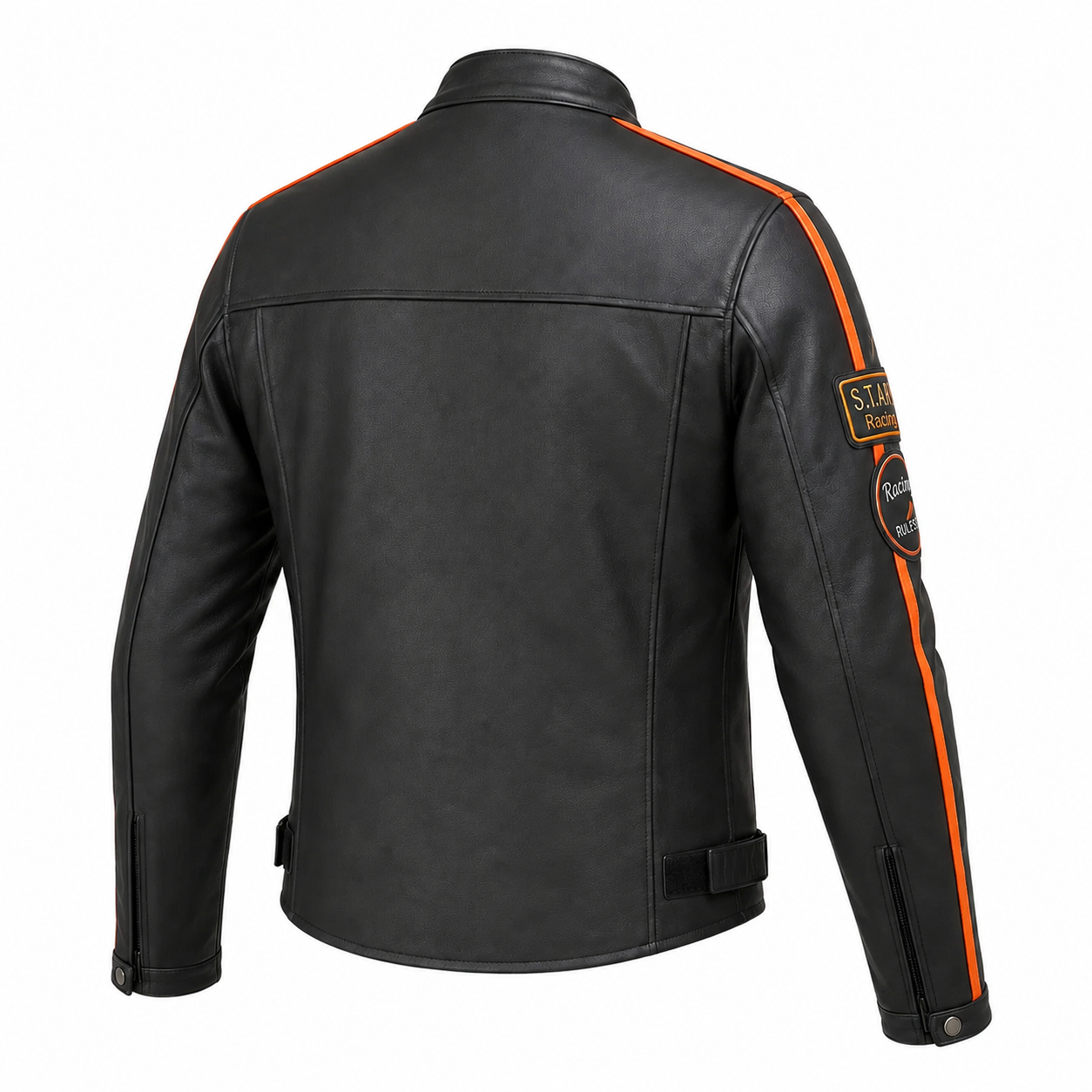 S-tech 1735 moto giubbotto di pelle Vintage Custom & Café Race
