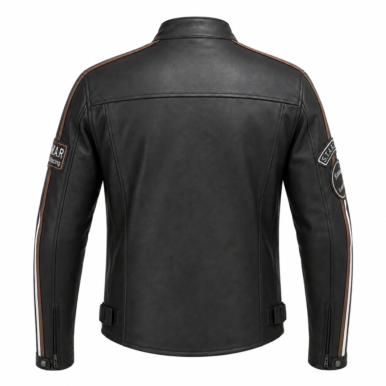 S-tech 1735 moto giubbotto di pelle Vintage Custom & Café Race