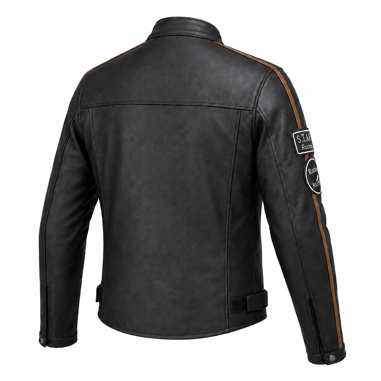 S-tech 1735 moto giubbotto di pelle Vintage Custom & Café Race
