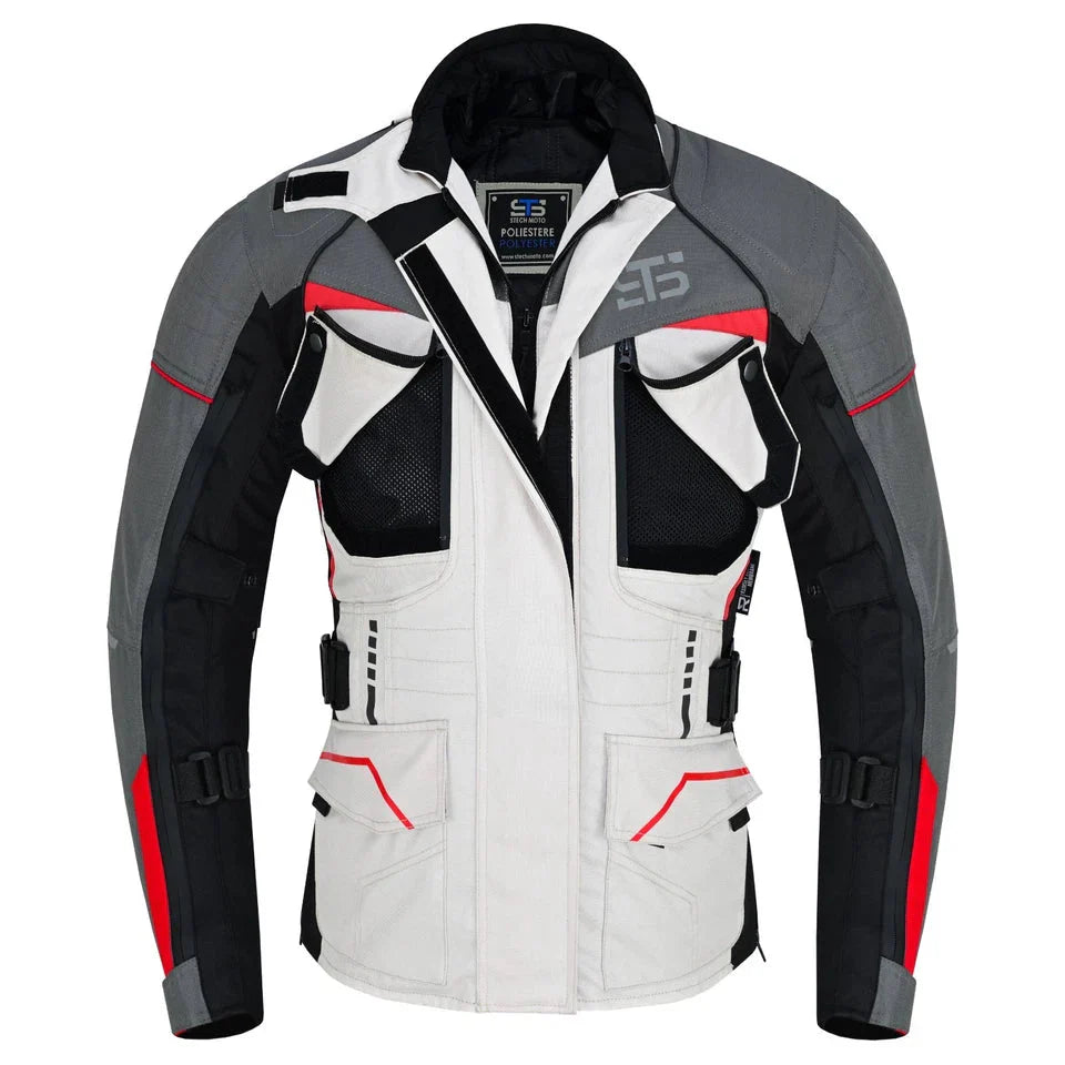 Giubbotto Moto  in tessuto da donna Stechmoto ST 825 Volcano H2Out 3 Strati 4 Stagione ST
