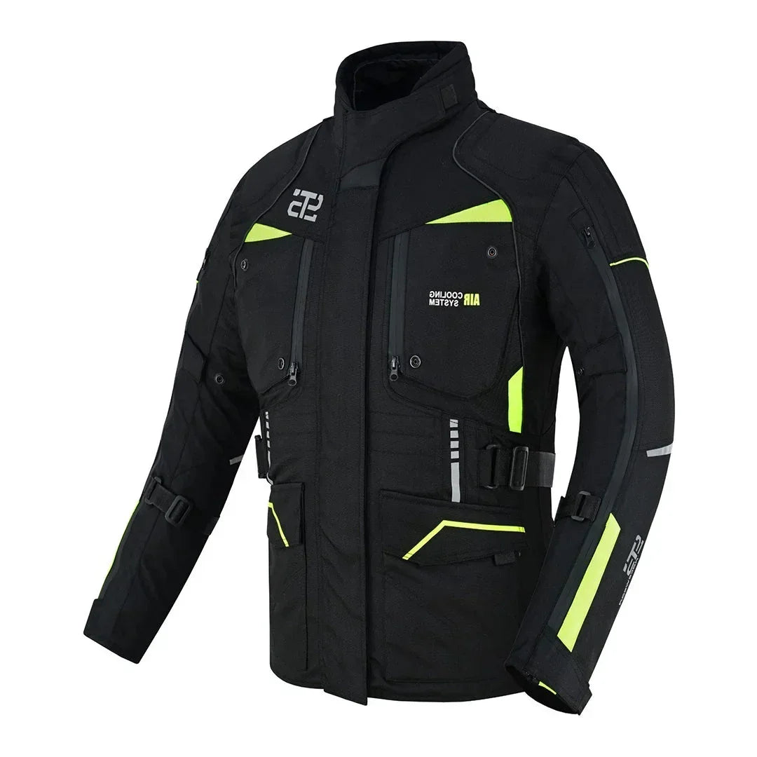 Moto giubbotto in tessuto Stechmoto ST 825 Volcano H2Out 3 Strati e 4 Stagione ST