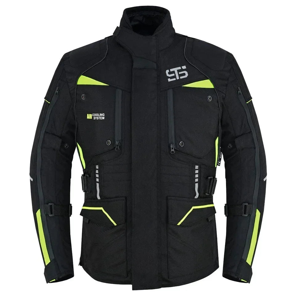 Moto giubbotto in tessuto Stechmoto ST 825 Volcano H2Out 3 Strati e 4 Stagione ST