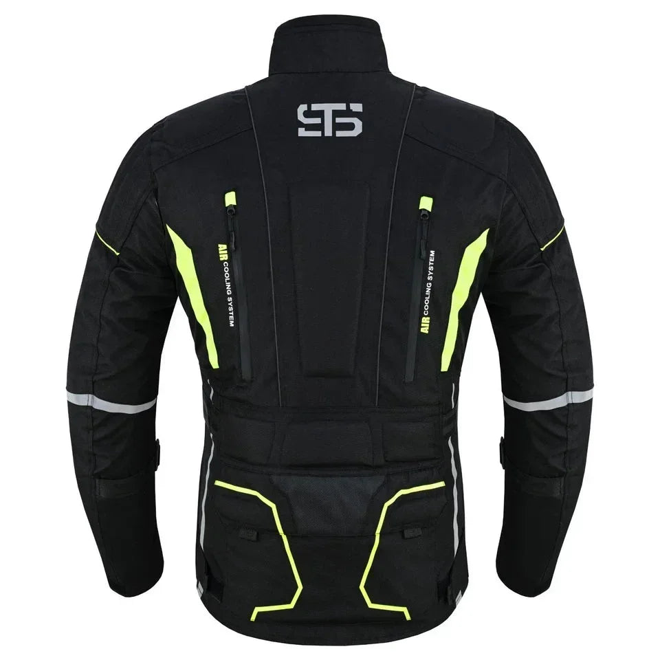 Moto giubbotto in tessuto Stechmoto ST 825 Volcano H2Out 3 Strati e 4 Stagione ST