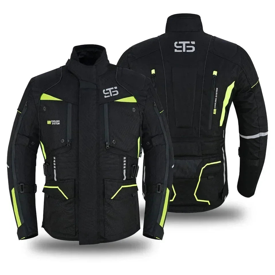 Moto Giacca in tessuto da uomo Stechmoto ST 825 Volcano H2Out 3 Strati e 4 Stagione ST