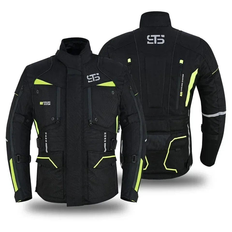 Moto Giacca e pantaloni in tessuto Stechmoto ST 825 Volcano H2Out 3 strati e 4 stagione ST
