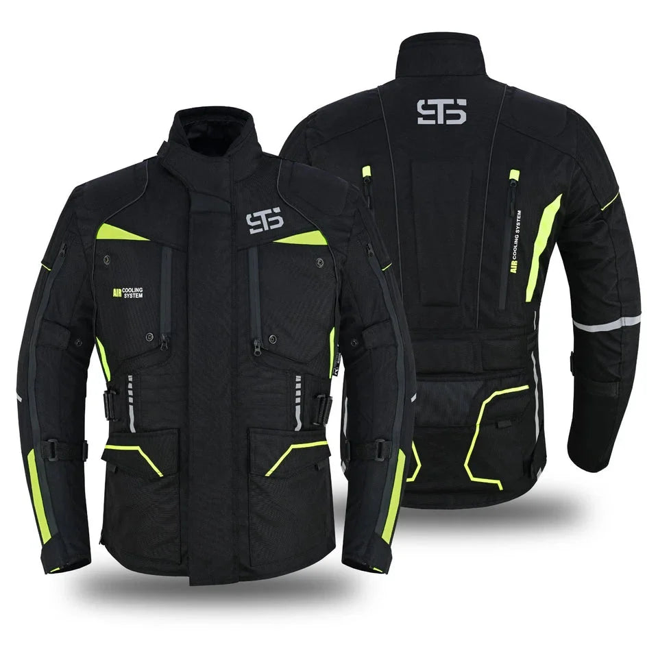 Moto Giacca in tessuto da uomo Stechmoto ST 825 Volcano H2Out 3 Strati e 4 Stagione ST