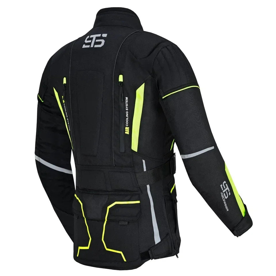 Moto Giacca in tessuto da uomo Stechmoto ST 825 Volcano H2Out 3 Strati e 4 Stagione ST