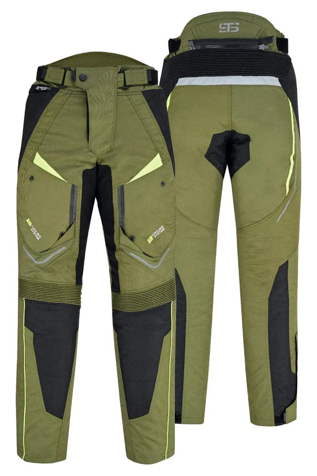 Pantaloni da Moto in tessuto-tex Stechmoto ST 825 Volcano H2Out 3-Strati e 4-Stagione ST