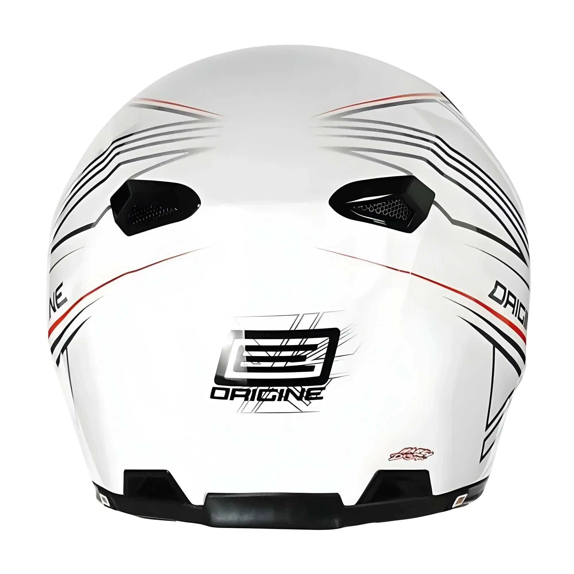 Casco Moto Integrale Bianco Origine ST Void: Design in Fibra, Sicurezza al Top - Am Moto-Abbigliamento Moto