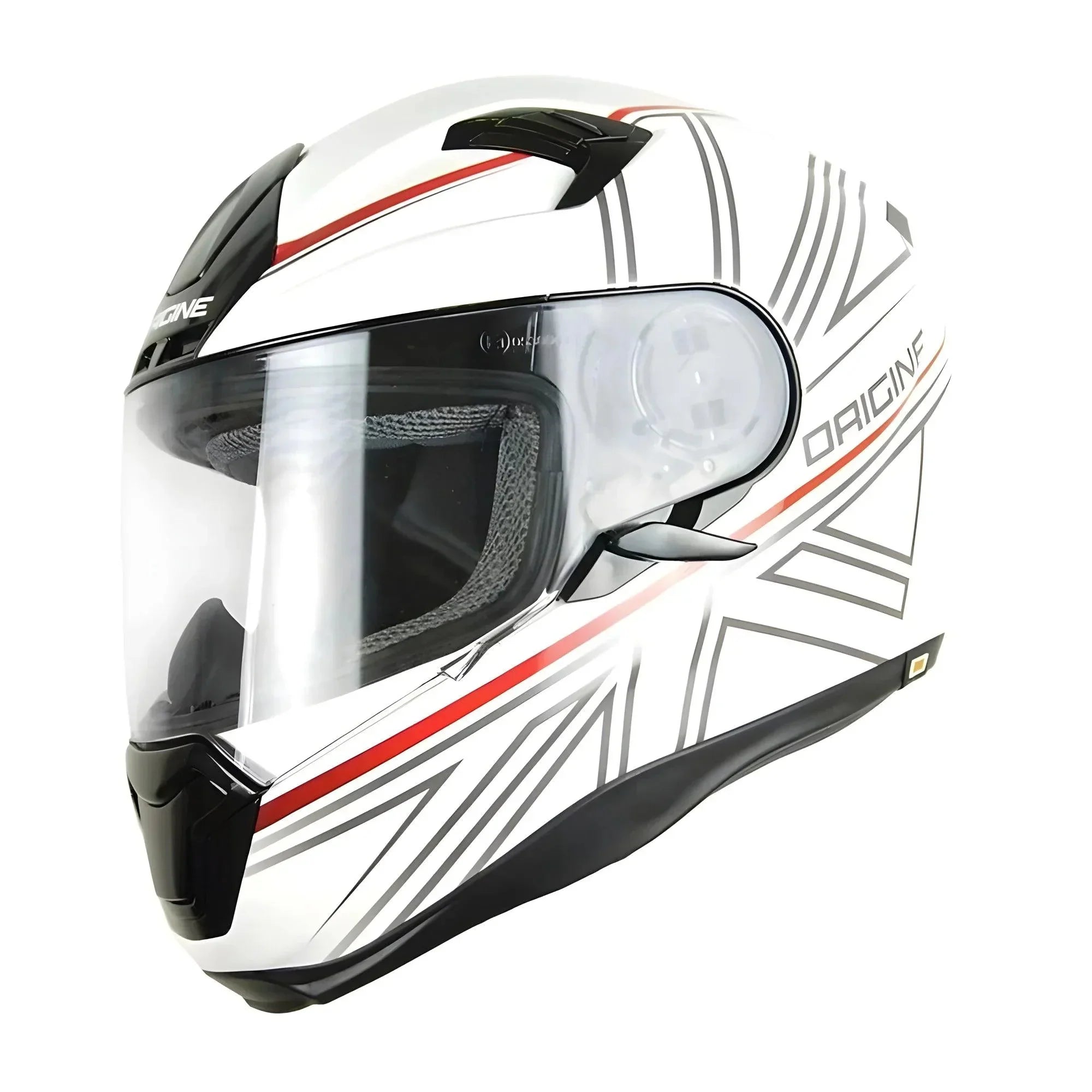 Casco Moto Integrale Bianco Origine ST Void: Design in Fibra, Sicurezza al Top - Am Moto-Abbigliamento Moto