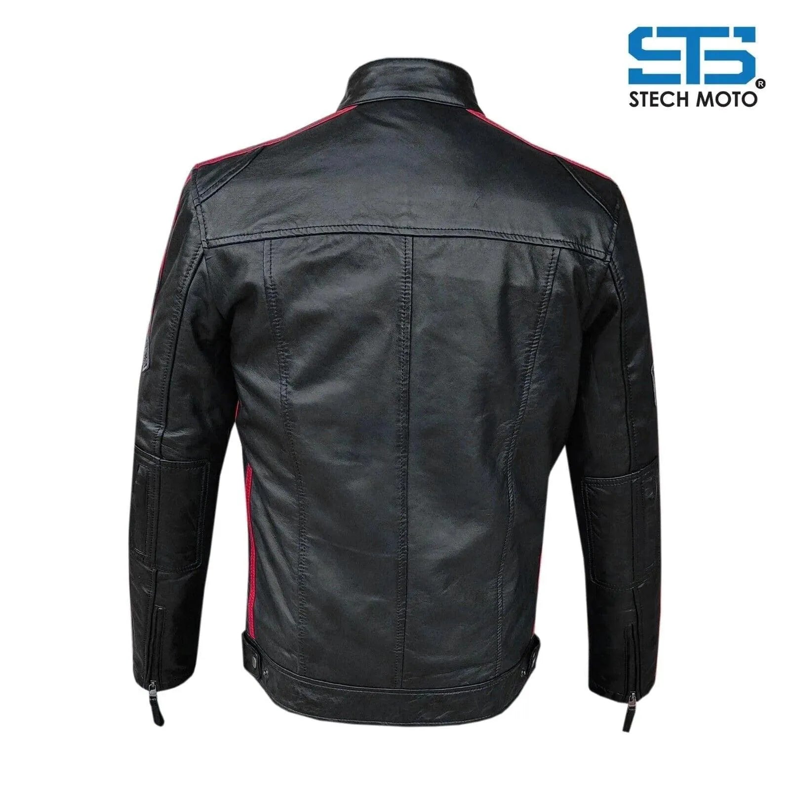 Giacca in pelle da Uomo Stechmoto ST 1510 Vintage Custom & Café Race - Am Moto-Abbigliamento Moto