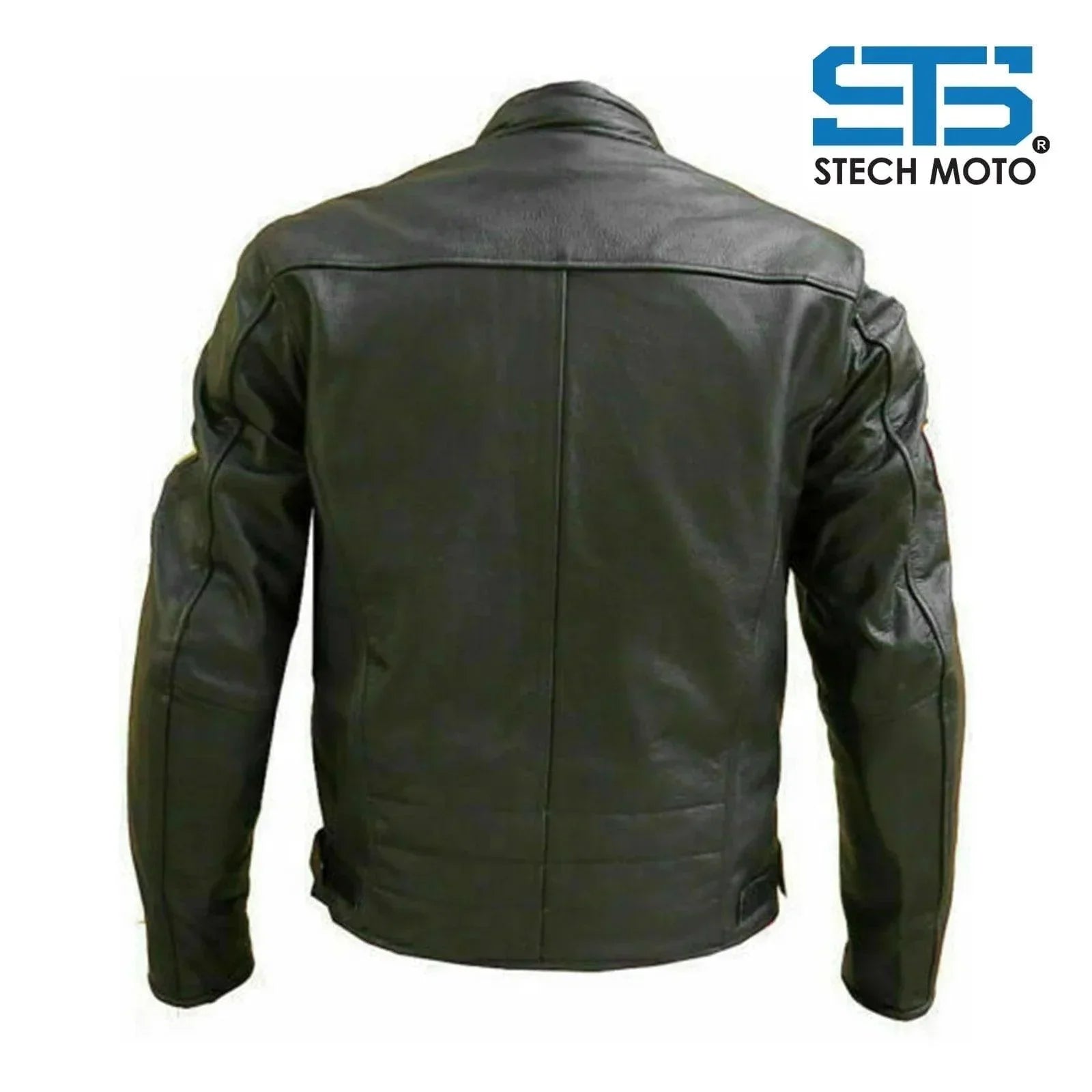Giubbotto Moto in pelle da Uomo Stechmoto ST 1735 Vintage Custom & Café Race - Am Moto-Abbigliamento Moto