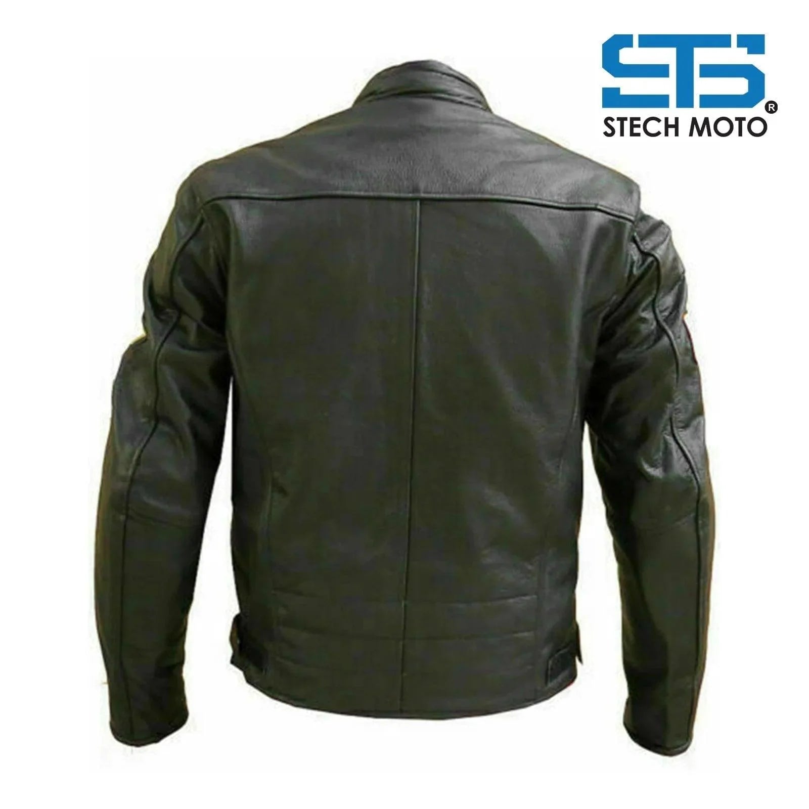 Giubbotto Moto in pelle da Uomo Stechmoto ST 1735 Vintage Custom & Café Race - Am Moto-Abbigliamento Moto