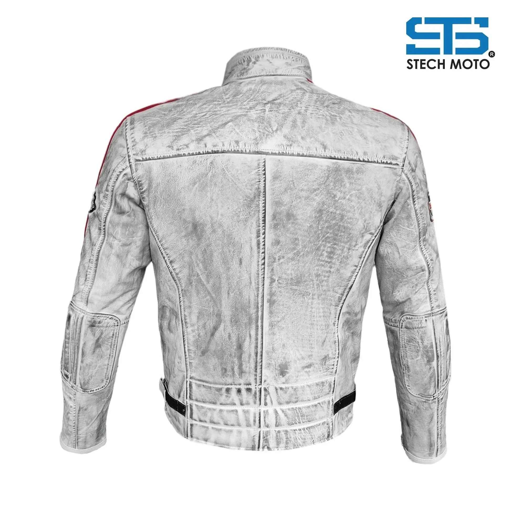Giubbotto Moto in pelle da Uomo Stechmoto ST 1735 Vintage Custom & Café Race - Am Moto-Abbigliamento Moto