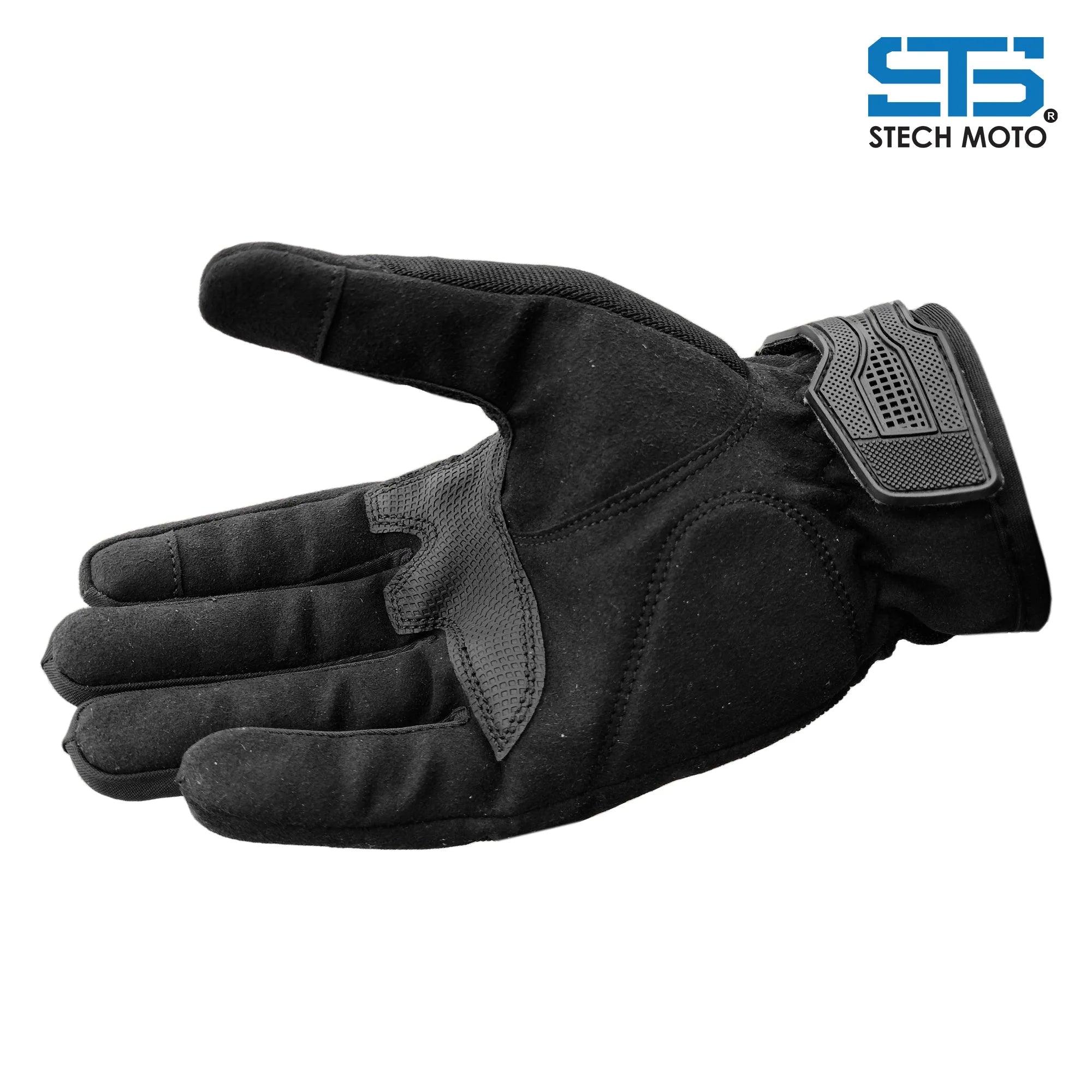 Guanti da Moto in tessuto Stechmoto F-835 Matt | Guanti da Moto cross Enduro Off-Road - Am Moto-Abbigliamento Moto