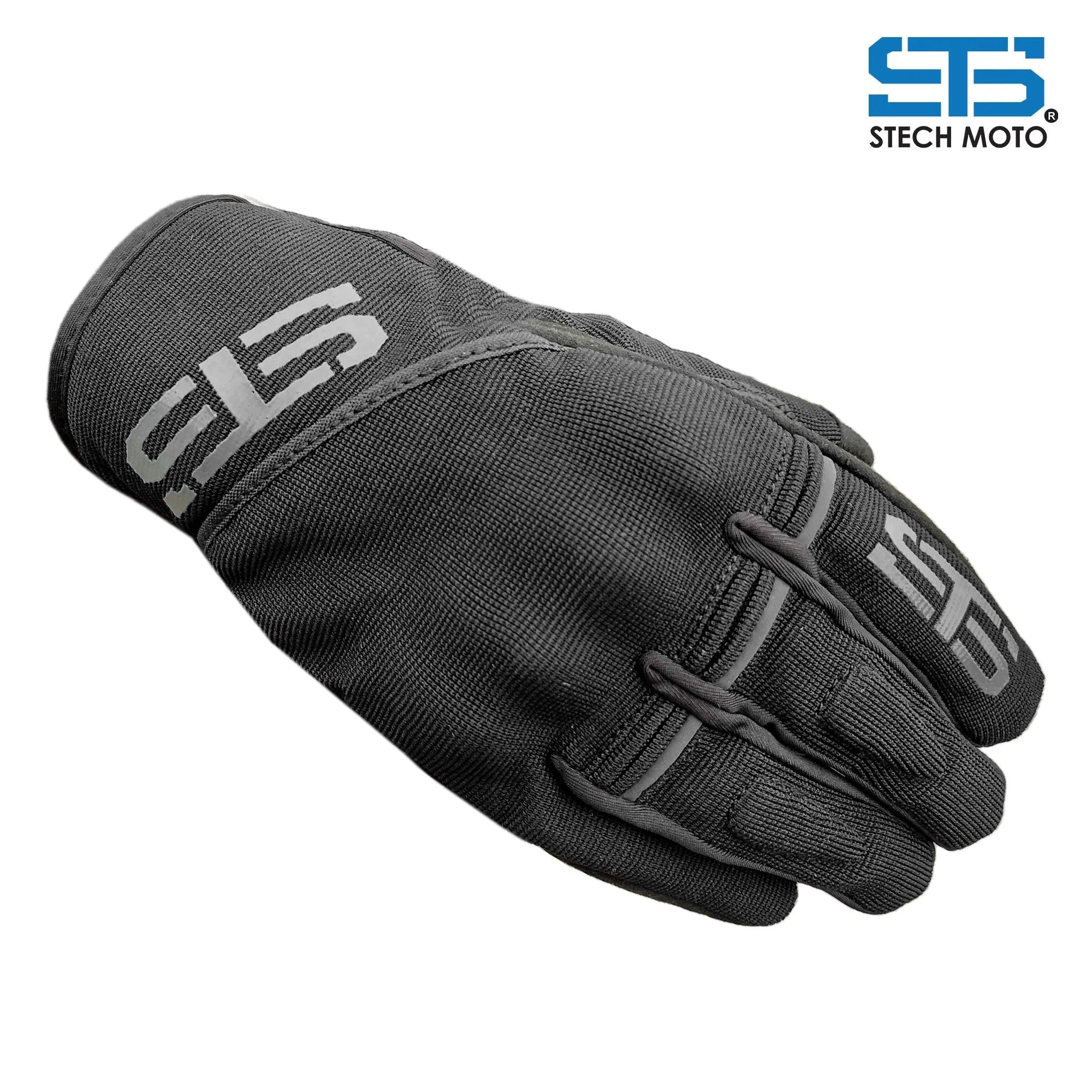 Guanti da Moto in tessuto Stechmoto F-835 Matt | Guanti da Moto cross Enduro Off-Road - Am Moto-Abbigliamento Moto