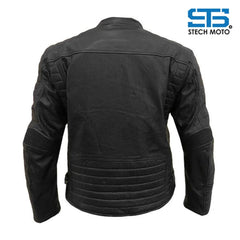 Moto Giubbotto in Pelle da Uomo Stechmoto ST 1785 Flesh custom Vintage - Am Moto-Abbigliamento Moto