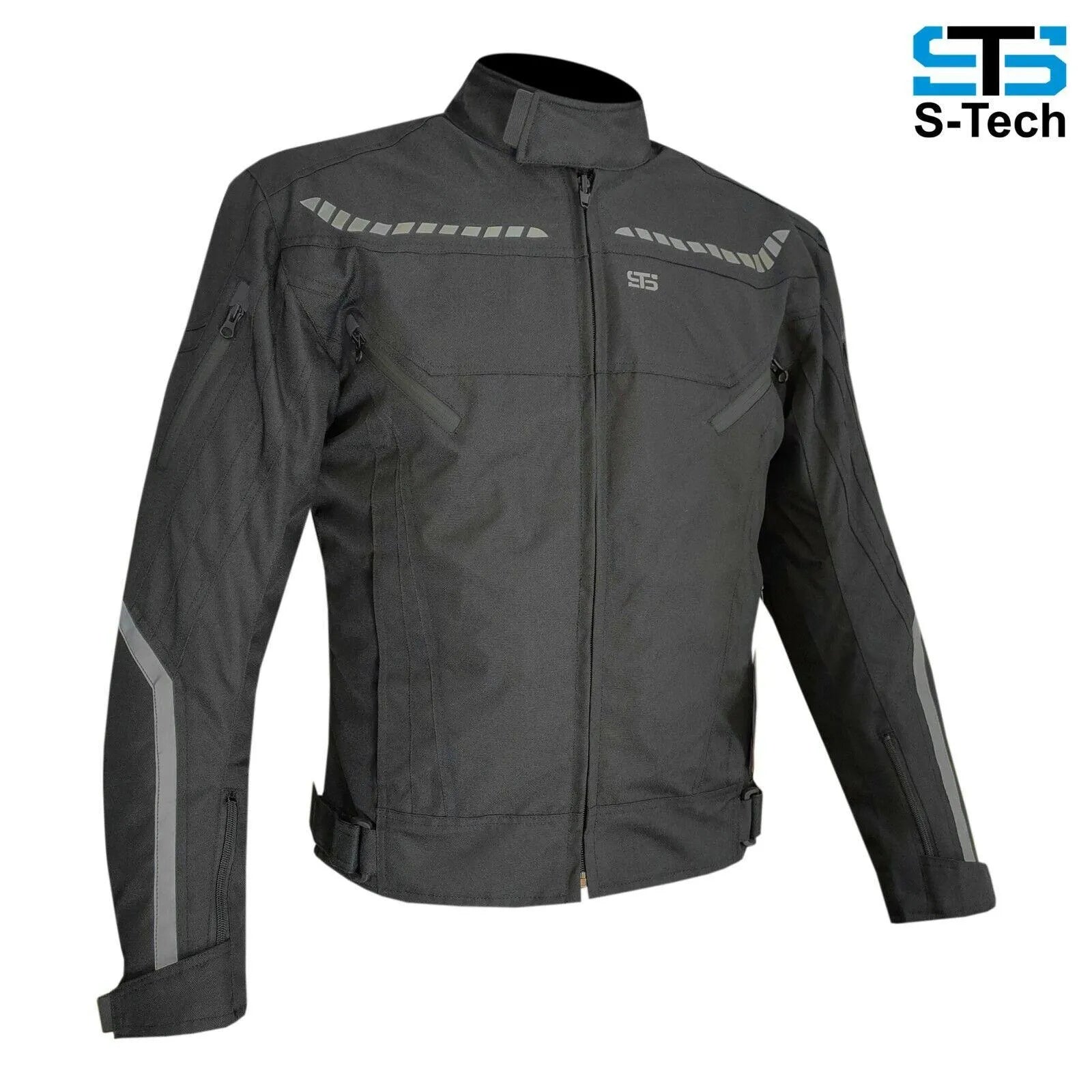 Moto giubbotto in tessuto uomo Stechmoto ST1602 H2O Tecnico 3-strati 4 Stagioni - Am Moto-Abbigliamento Moto