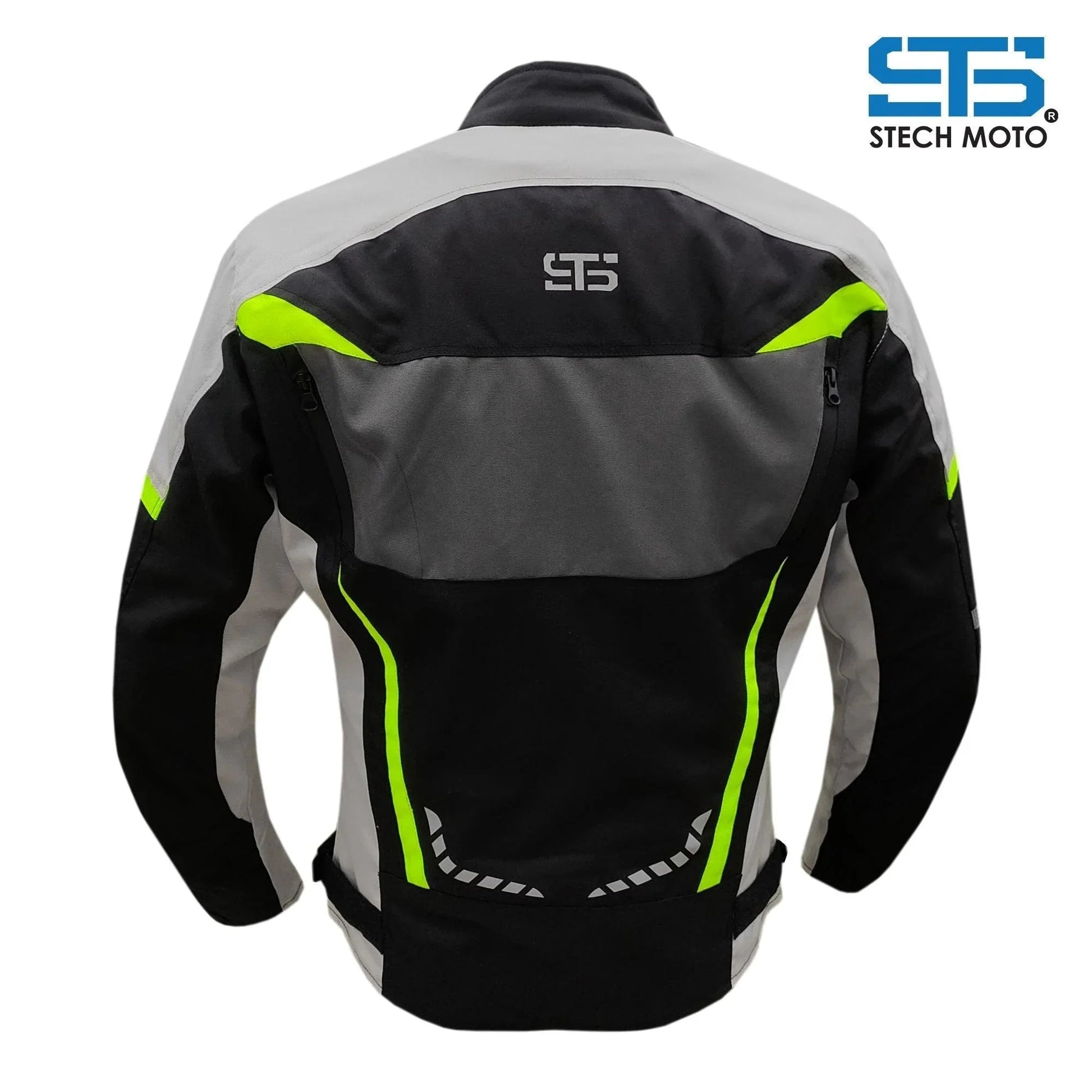 Moto giubbotto in tessuto uomo Stechmoto ST1602 H2O Tecnico 3-strati 4 Stagioni - Am Moto-Abbigliamento Moto