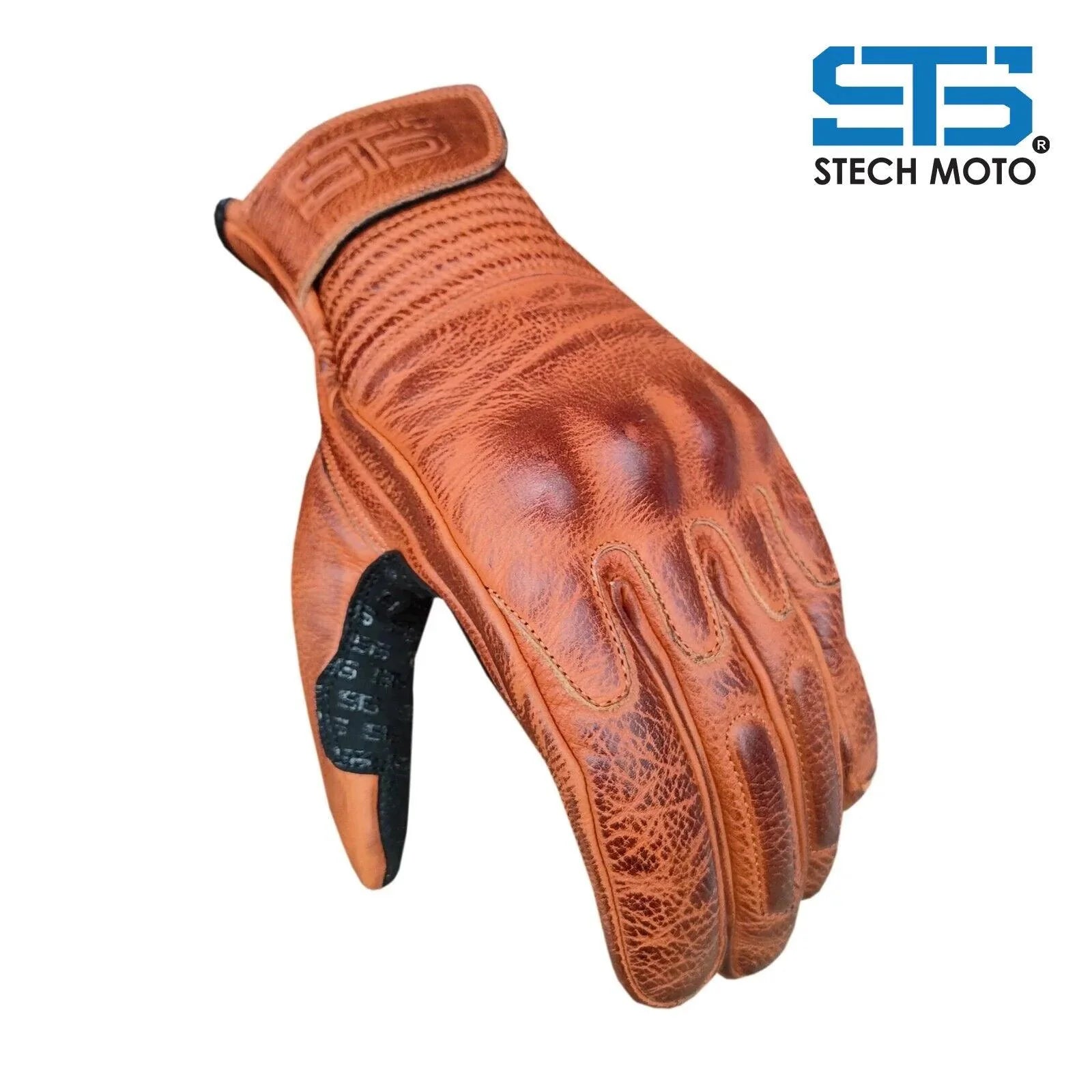 Moto Guanti in Pelle Stechmoto ST 1715 Neo-Phill Cafè Race, Custom e Vintage - Am Moto-Abbigliamento Moto