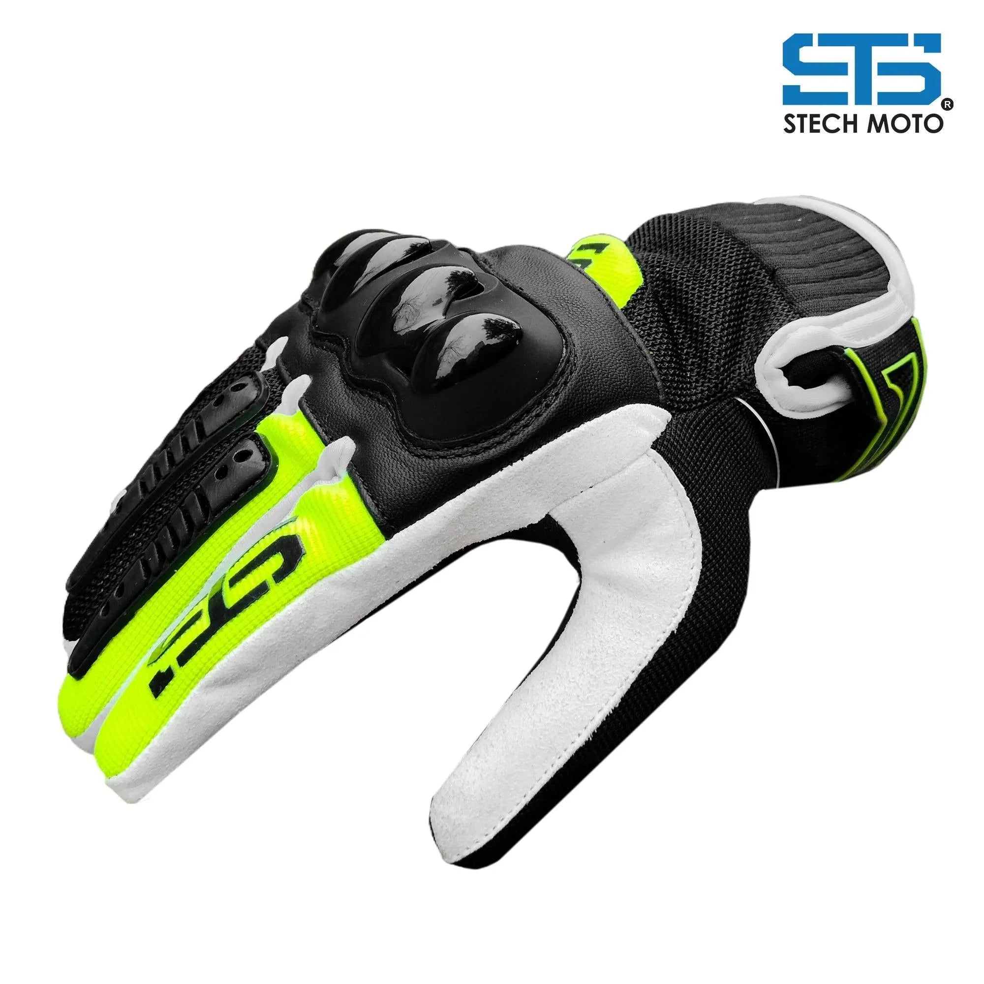 Moto guanti in tessuto Stechmoto F 674 Evolution Moto Cross Enduro Off-Road - Am Moto-Abbigliamento Moto