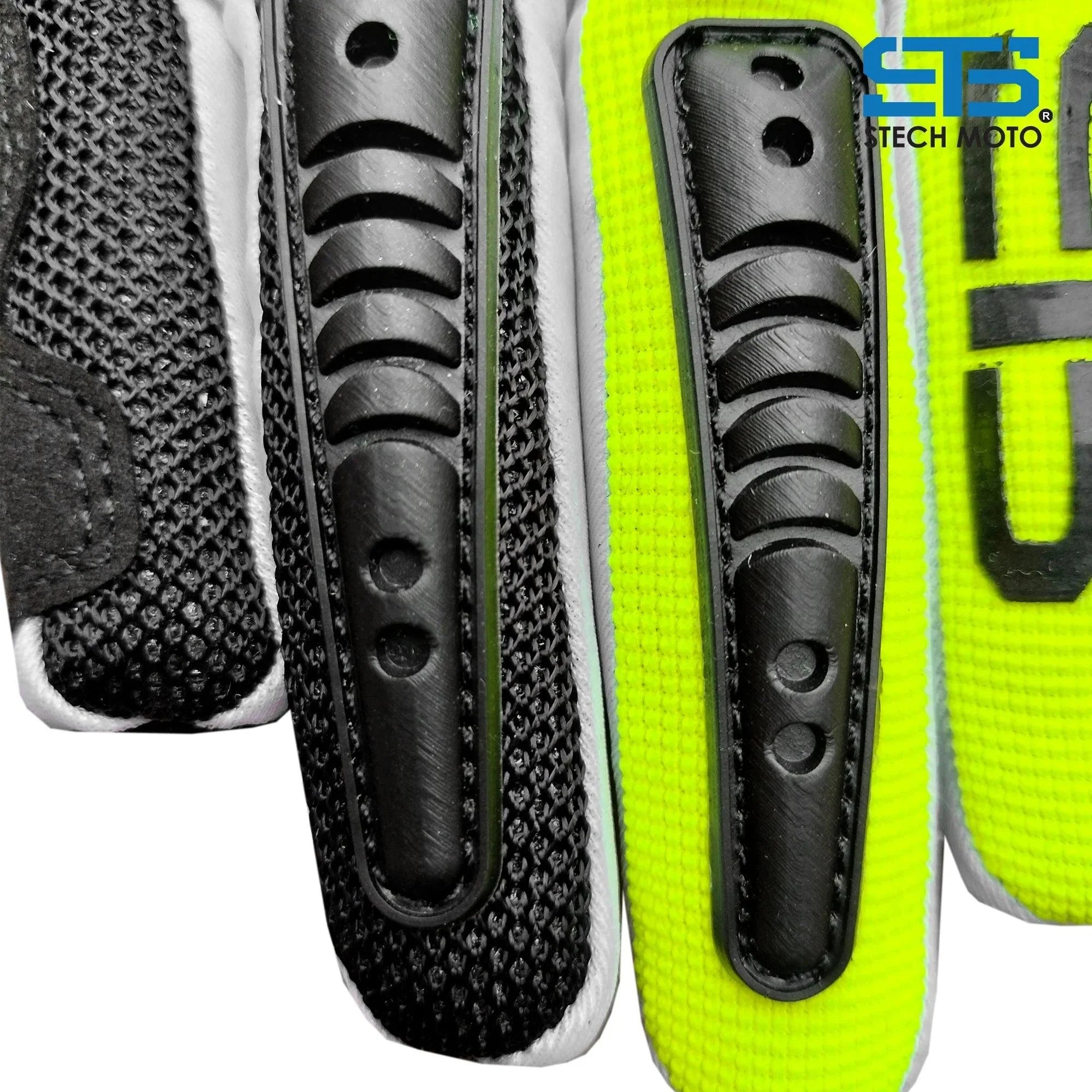 Moto guanti in tessuto Stechmoto F 674 Evolution Moto Cross Enduro Off-Road - Am Moto-Abbigliamento Moto