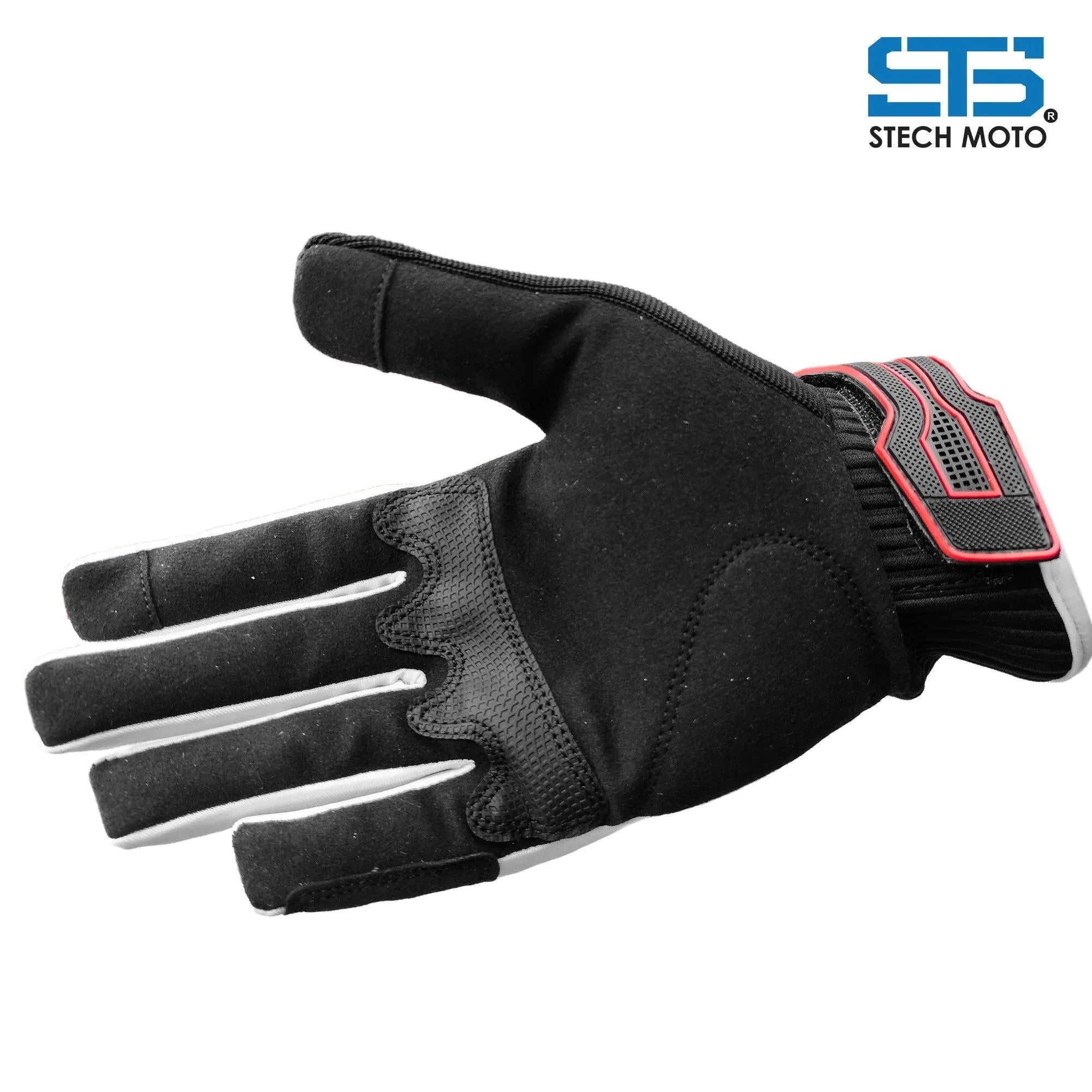 Moto guanti in tessuto Stechmoto F 674 Evolution Moto Cross Enduro Off-Road - Am Moto-Abbigliamento Moto
