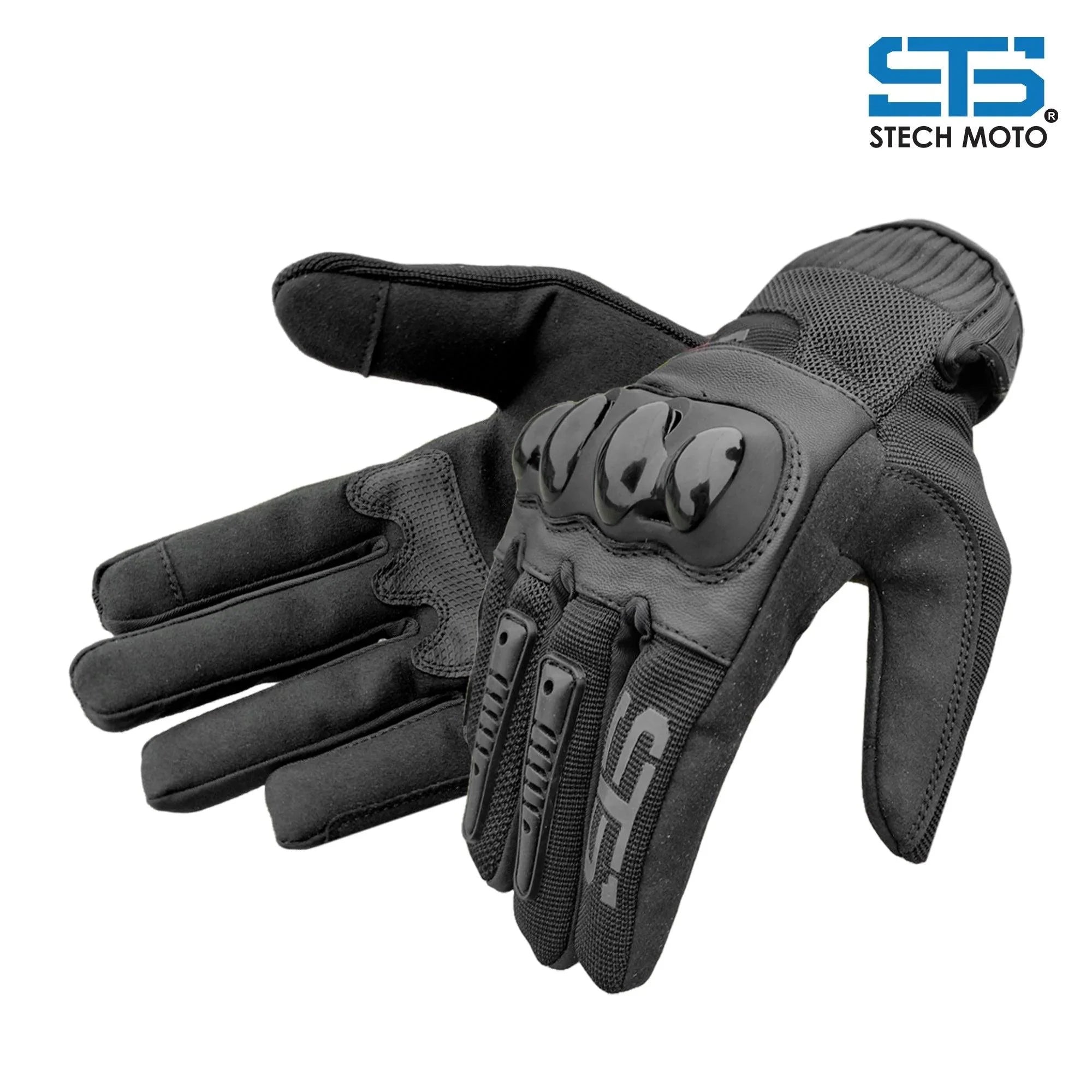 Moto guanti in tessuto Stechmoto F 674 Evolution Moto Cross Enduro Off-Road - Am Moto-Abbigliamento Moto