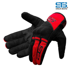 Moto Guanti Stechmoto F-835 Matt Moto cross Enduro Off-Road - Am Moto-Abbigliamento Moto