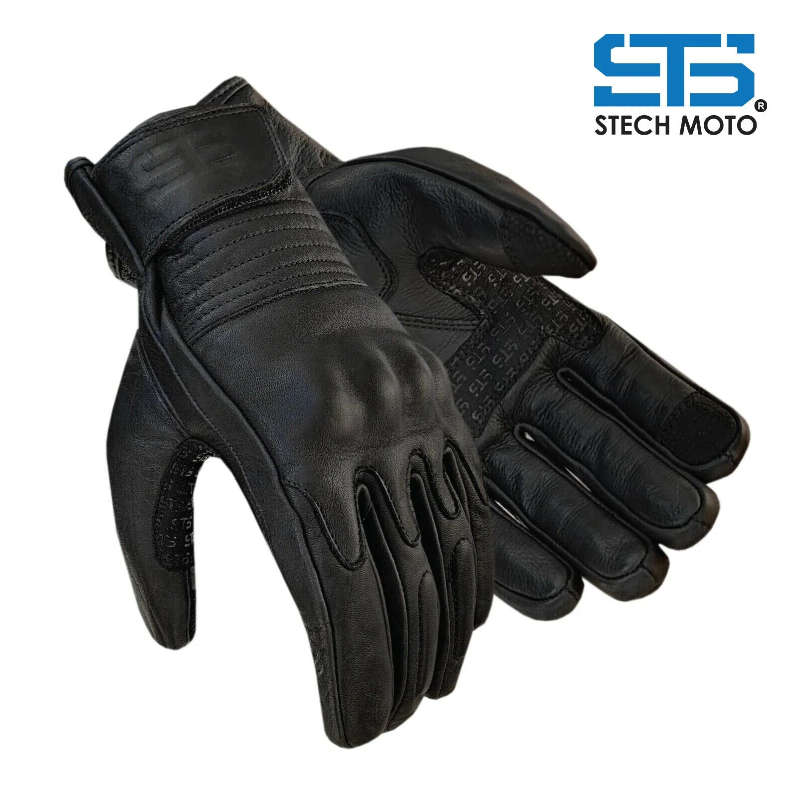 Guanti Moto in pelle S-tech ST 1715 Neo-Phil Vintage custom e Café Race
