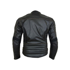 Stechmoto ST 1785 Cafe Race Men's Leather Motorcycle Jacket Vintage Custom Very Soft Leather