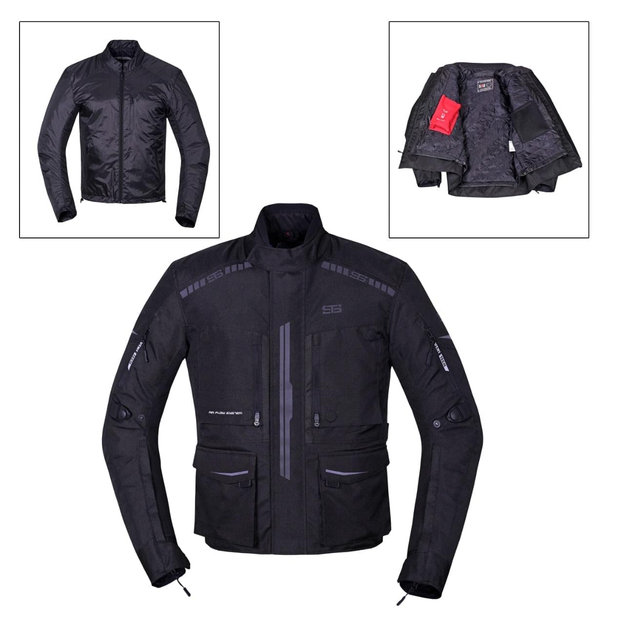 Moto giacca in tessuto da uomo Stechmoto ST 835 Air H2O Tech  per tutte le stagione ST