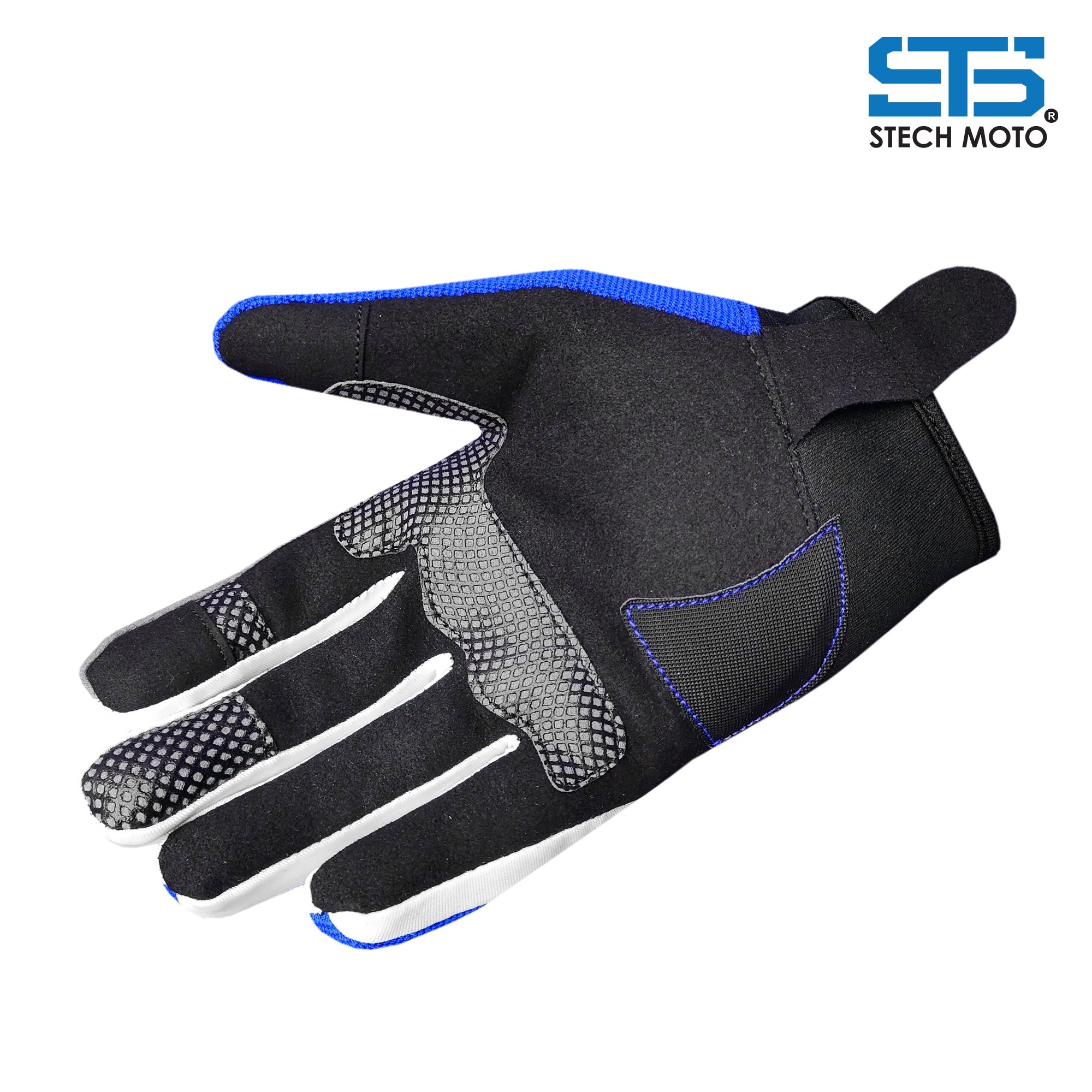 Motorcycle gloves made of stechmoto ST 1122 Carbon fabric, motocross enduro, Off-Road