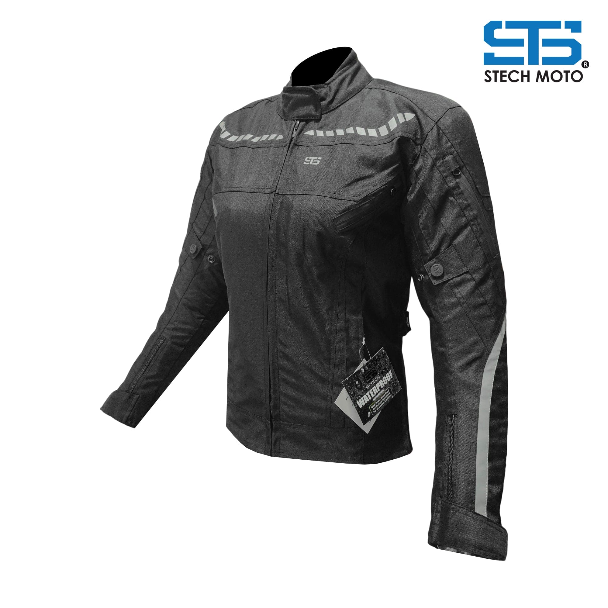 Giubbotto Moto in tessuto donna Stechmoto ST 1602 H2O Tech 3-strati 4 Stagione ST