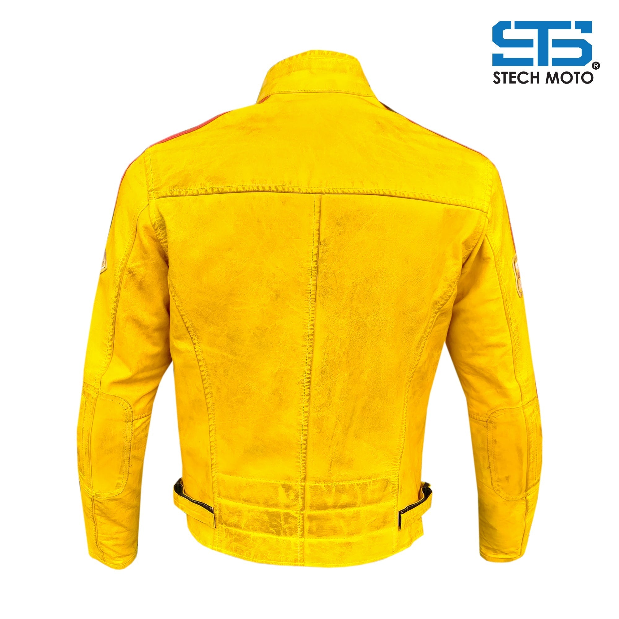 Stechmoto ST 1735 Vintage Custom &amp; Café Race Men's Motorcycle Leather Jacket
