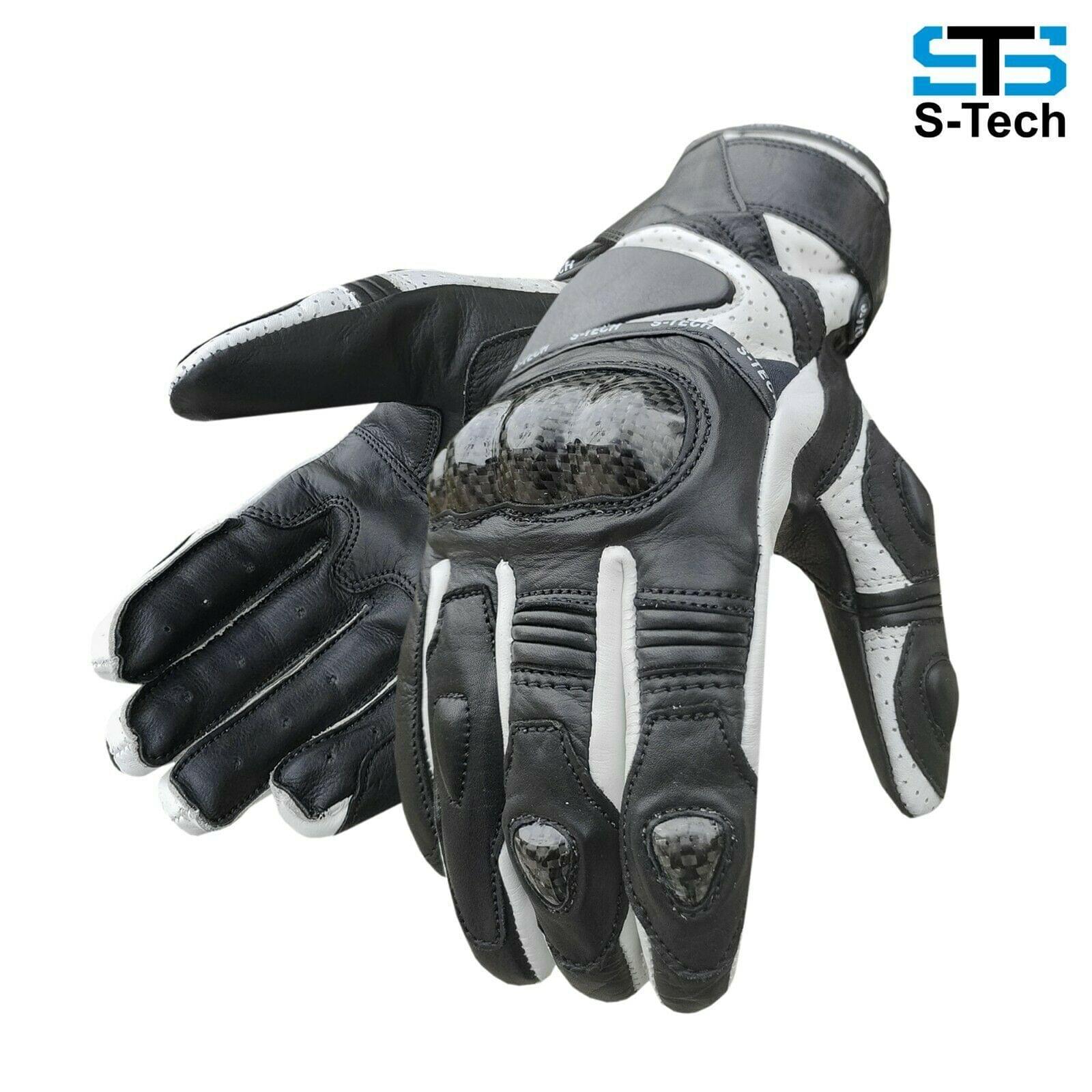 Stechmoto ST1800 Hawk touring and urban Off-Road leather motorcycle gloves