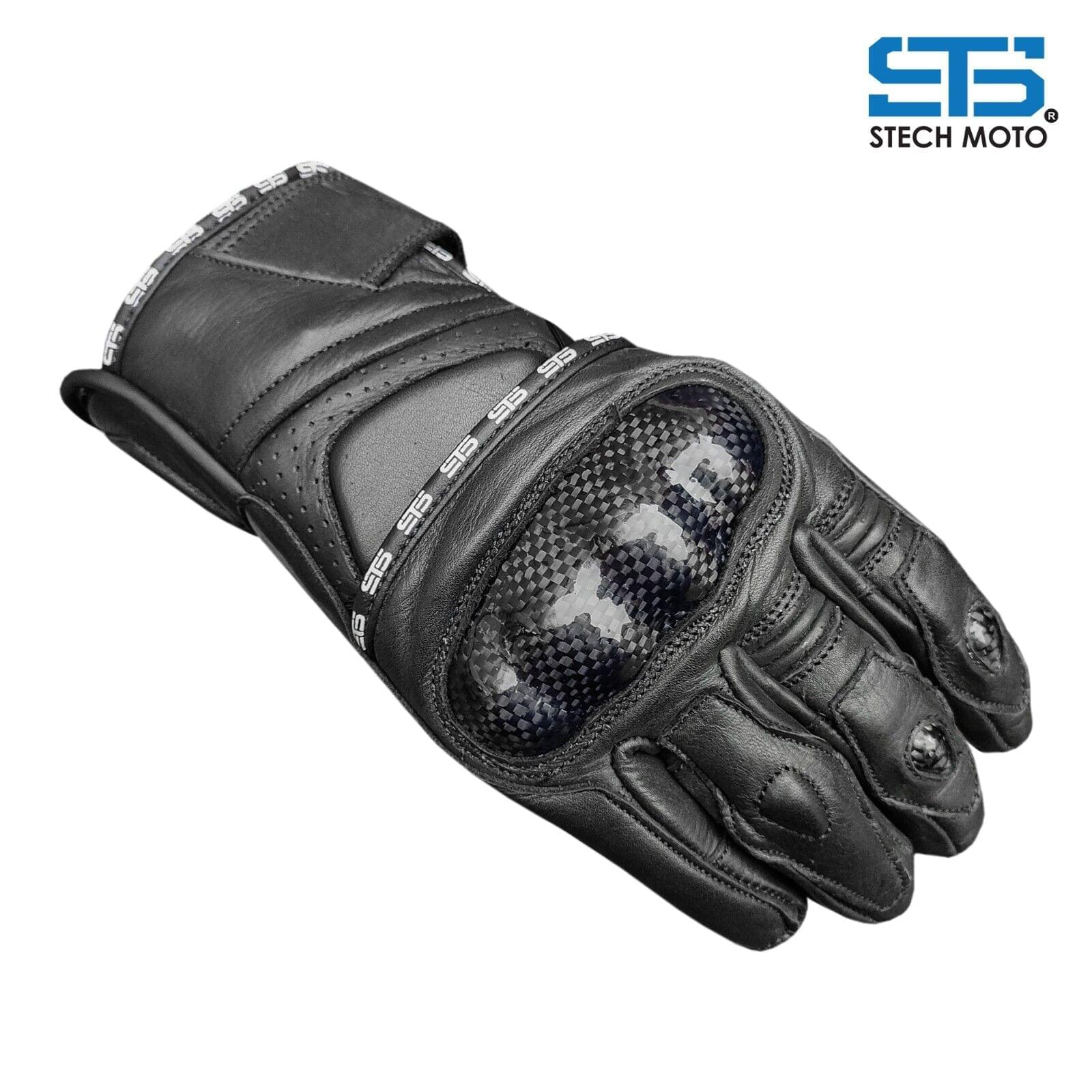 Stechmoto ST1800 Hawk touring and urban Off-Road leather motorcycle gloves