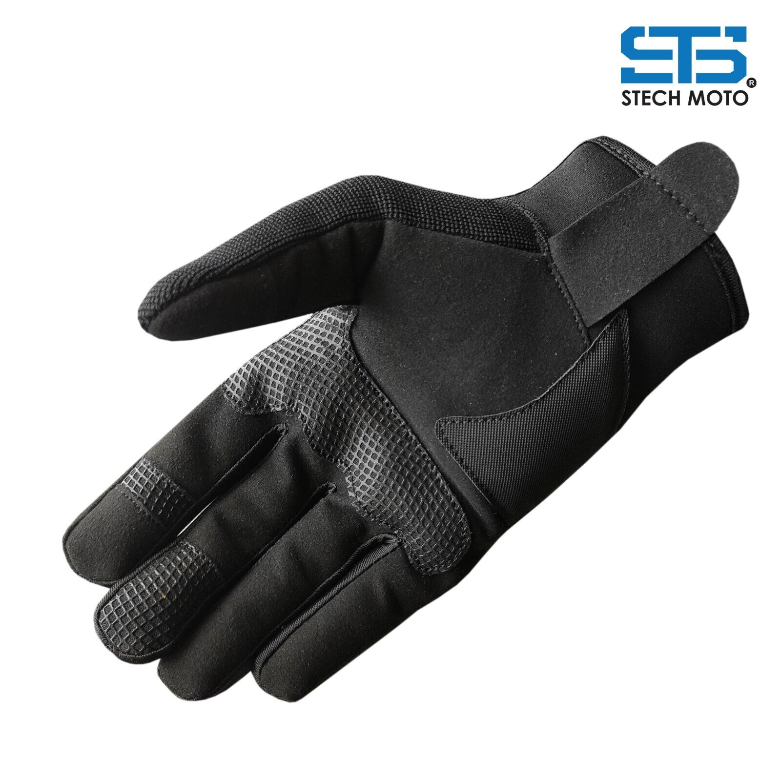 Motorcycle gloves made of stechmoto ST 1122 Carbon fabric, motocross enduro, Off-Road