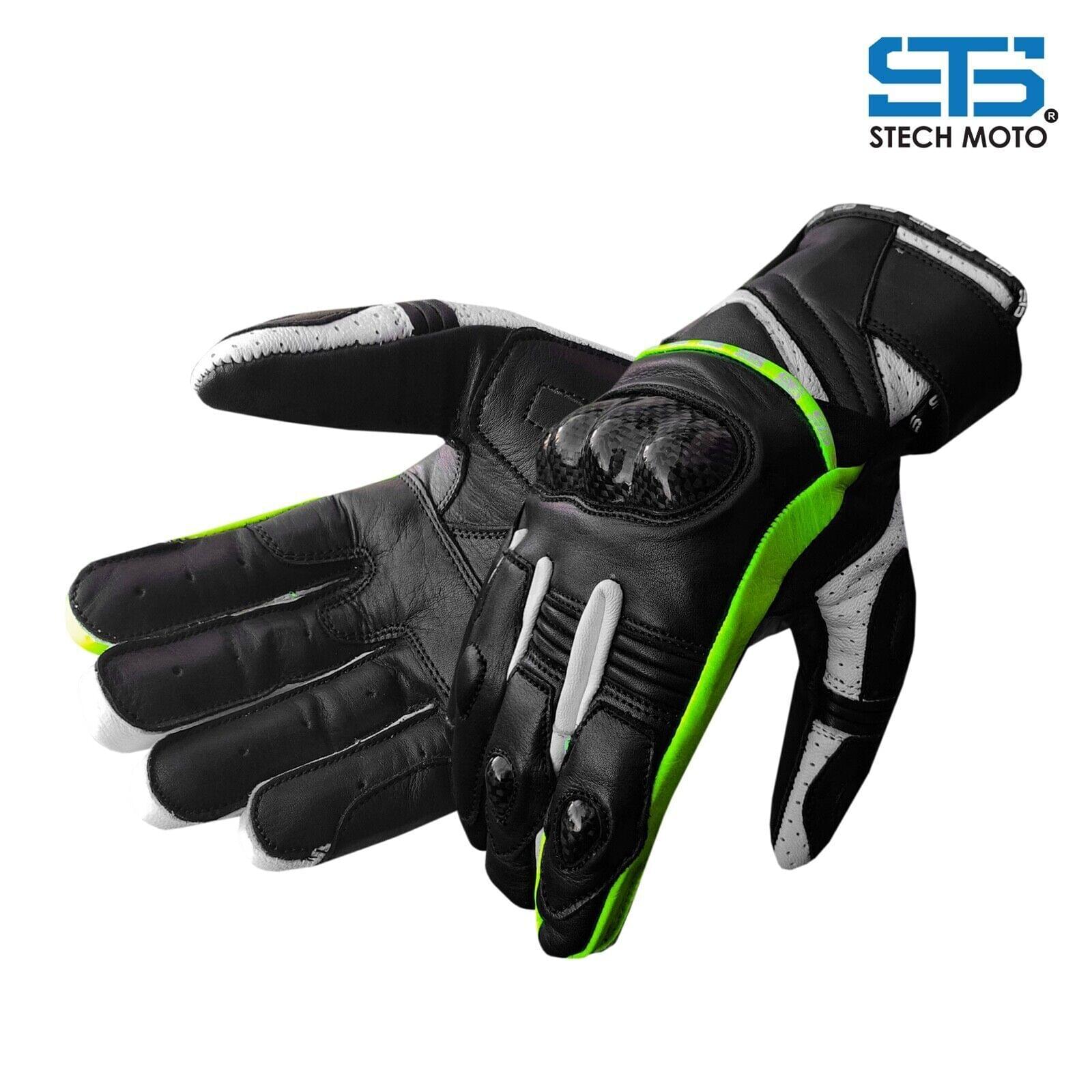 Stechmoto ST1800 Hawk touring and urban Off-Road leather motorcycle gloves