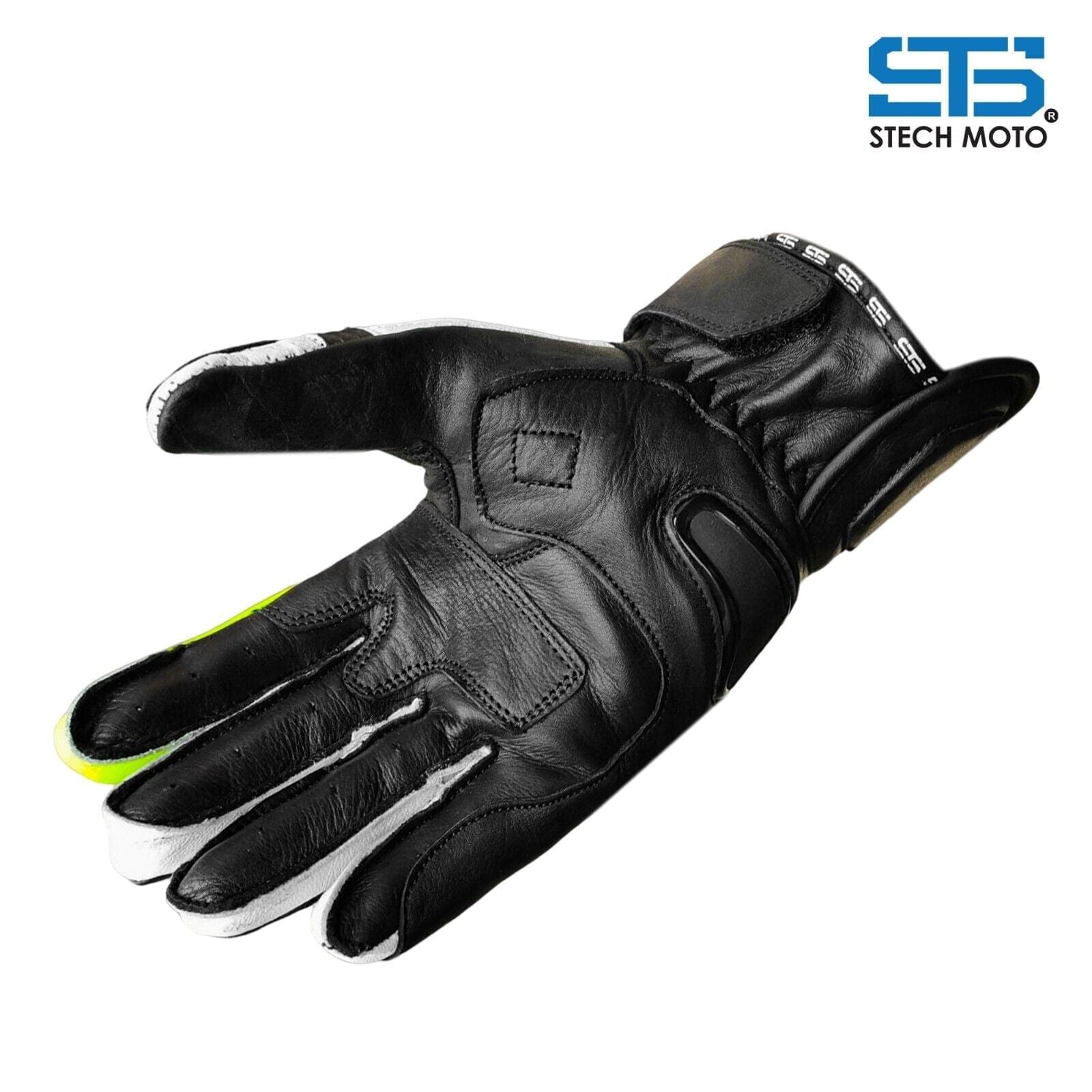 Stechmoto ST1800 Hawk touring and urban Off-Road leather motorcycle gloves