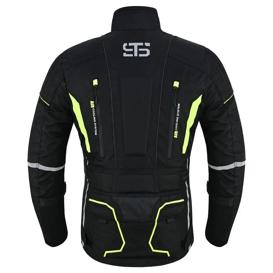 Moto giubbotto in tessuto Stechmoto ST 825 Volcano H2Out 3 Strati e 4 Stagione ST