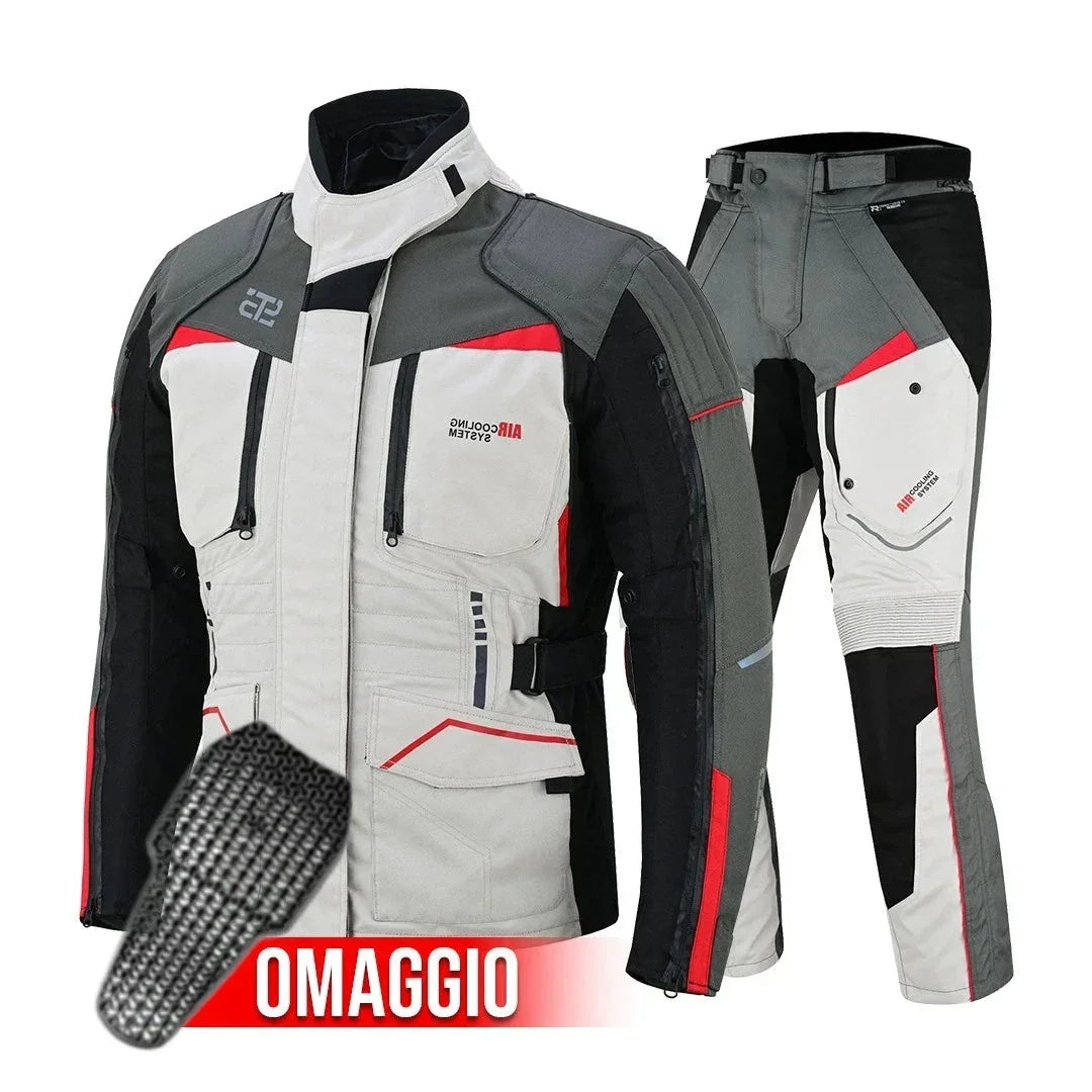 Moto Giacca e pantaloni S-tech ST 825 Volcano H2Out 3 strati e 4 stagione