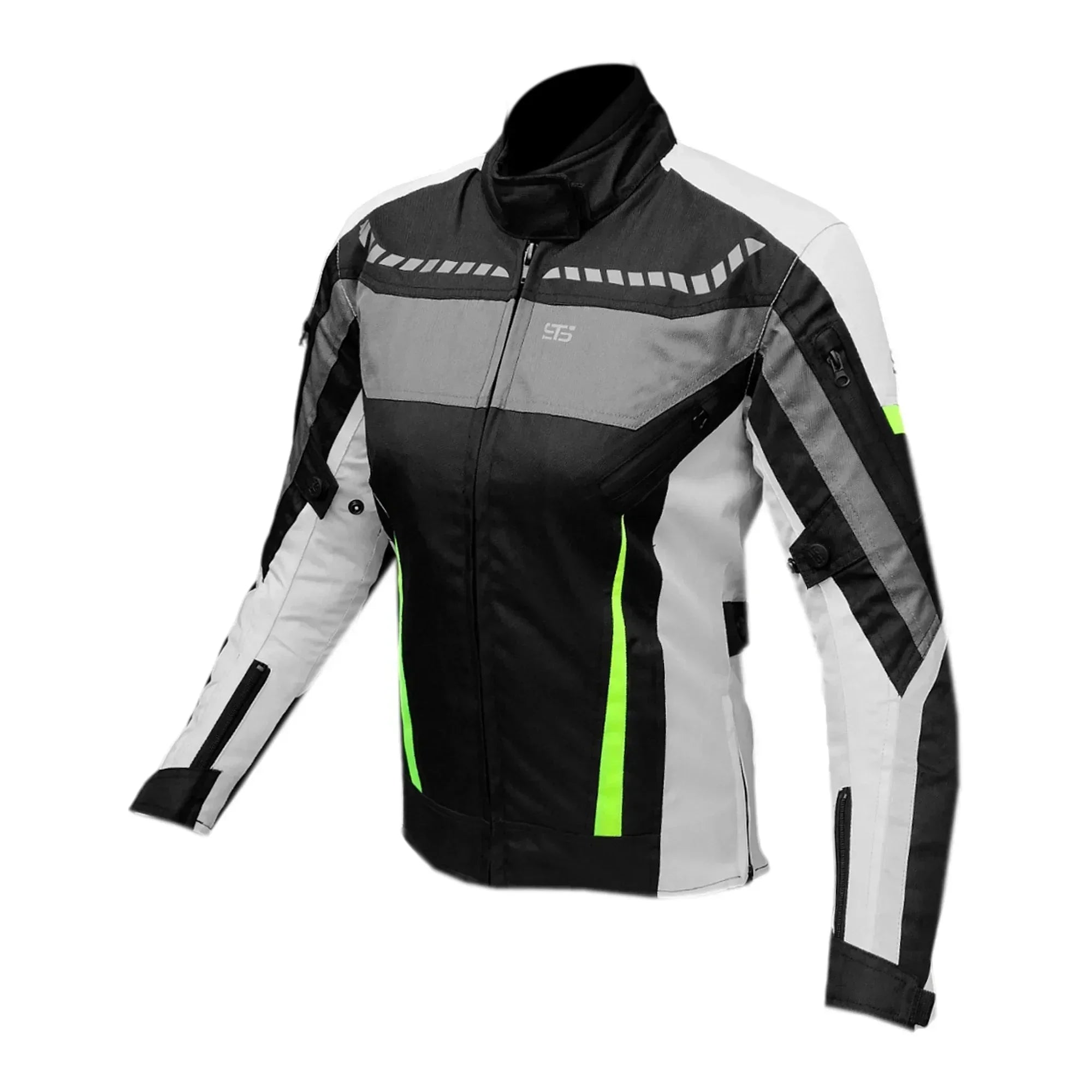 Giubbotto da moto in tessuto donna S-tech 1602 X-STELVIO H2Out 3-strati 4 Stagione