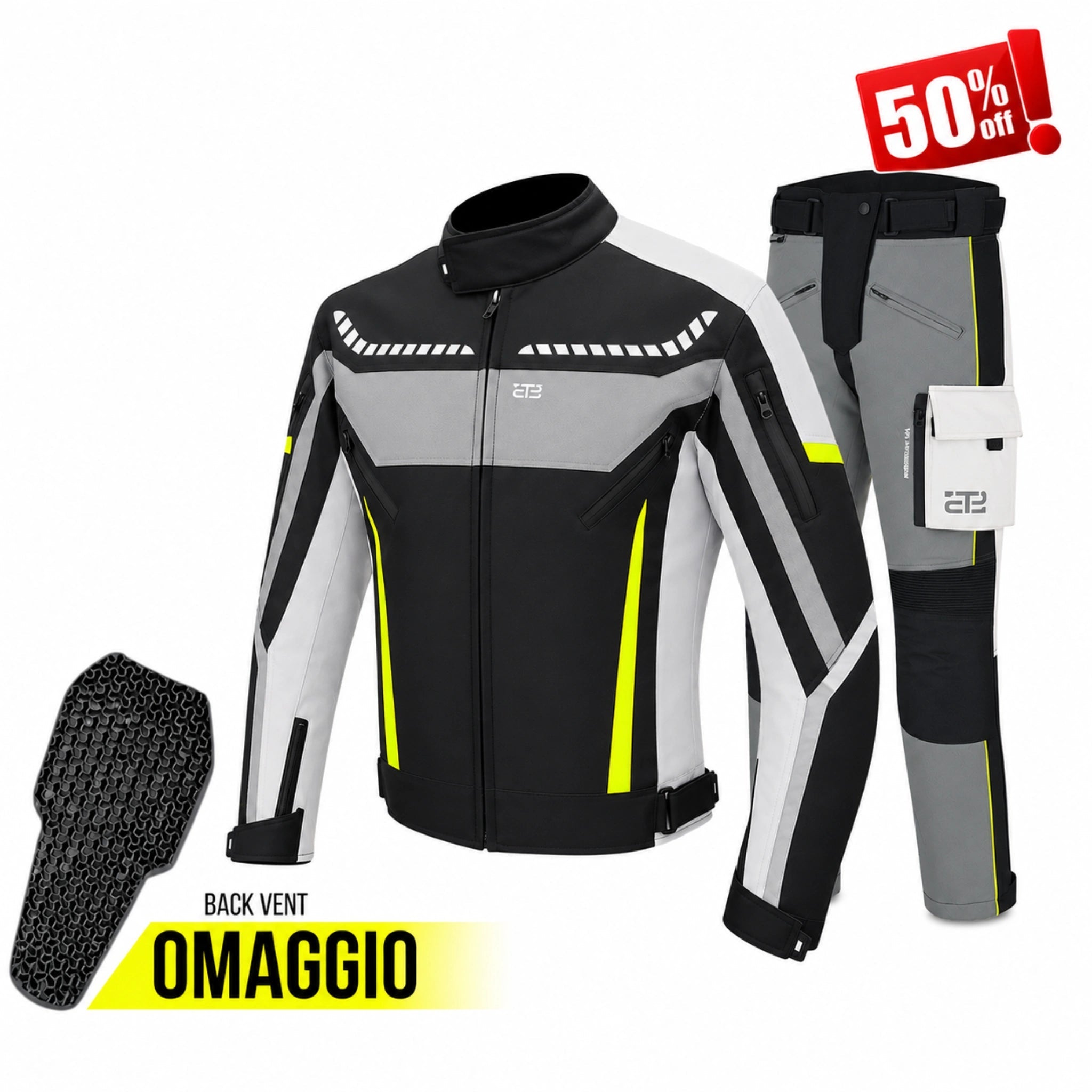 Moto Giacca e pantaloni S-tech ST 1602 X-STELVIO H2Out 3 Strati e 4 Stagione