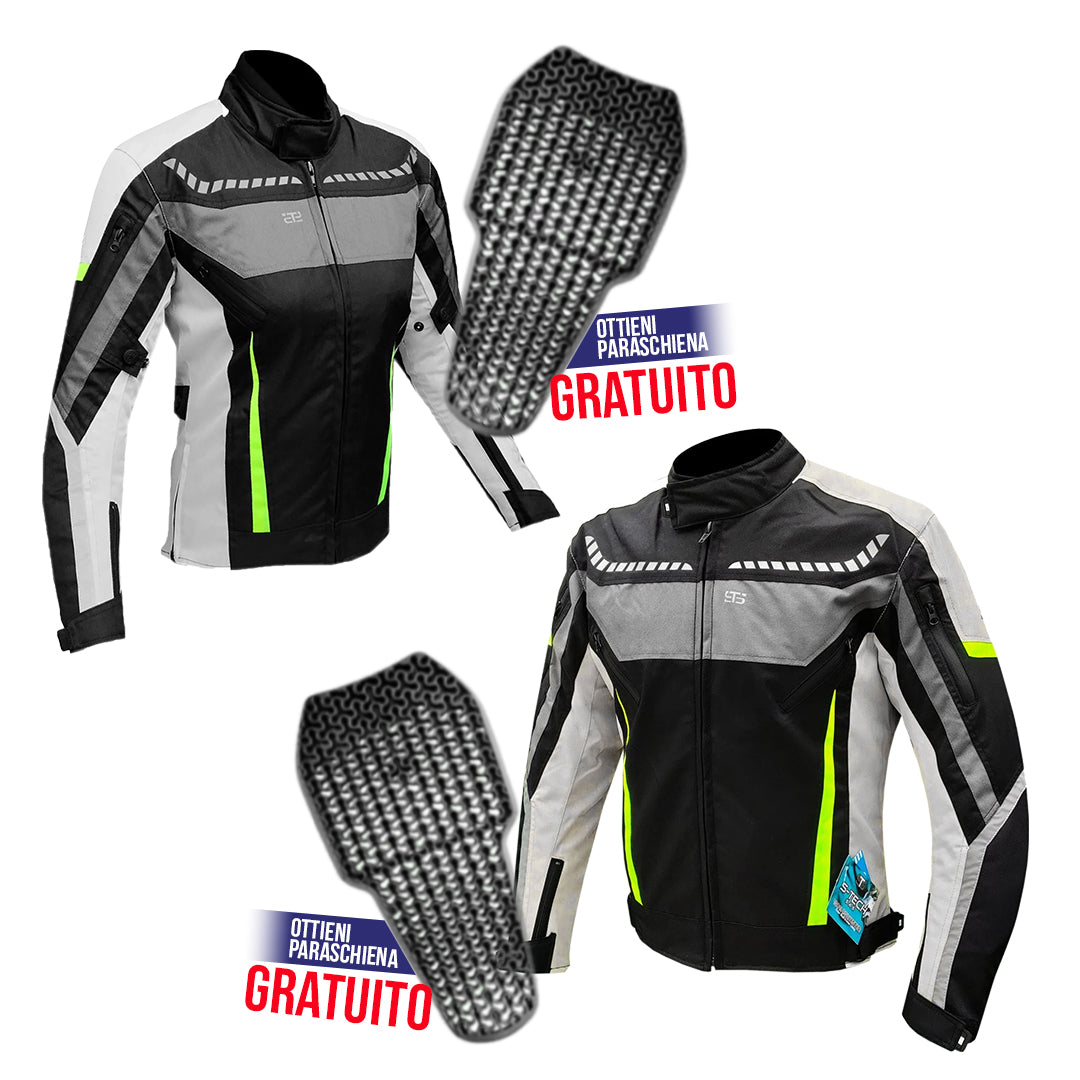Moto Giacca in tessuto tecnico S-tech 1602 X-STELVIO H2Out 3-Strati 4 Stagione